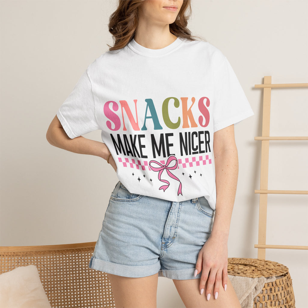 Snacks Make Me Nicer T-Shirt
