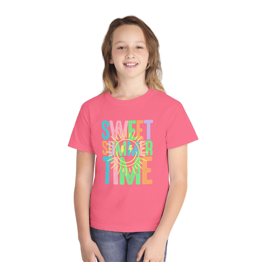 Sweet Summer Time Youth Tee  Pastel Beach Vibes