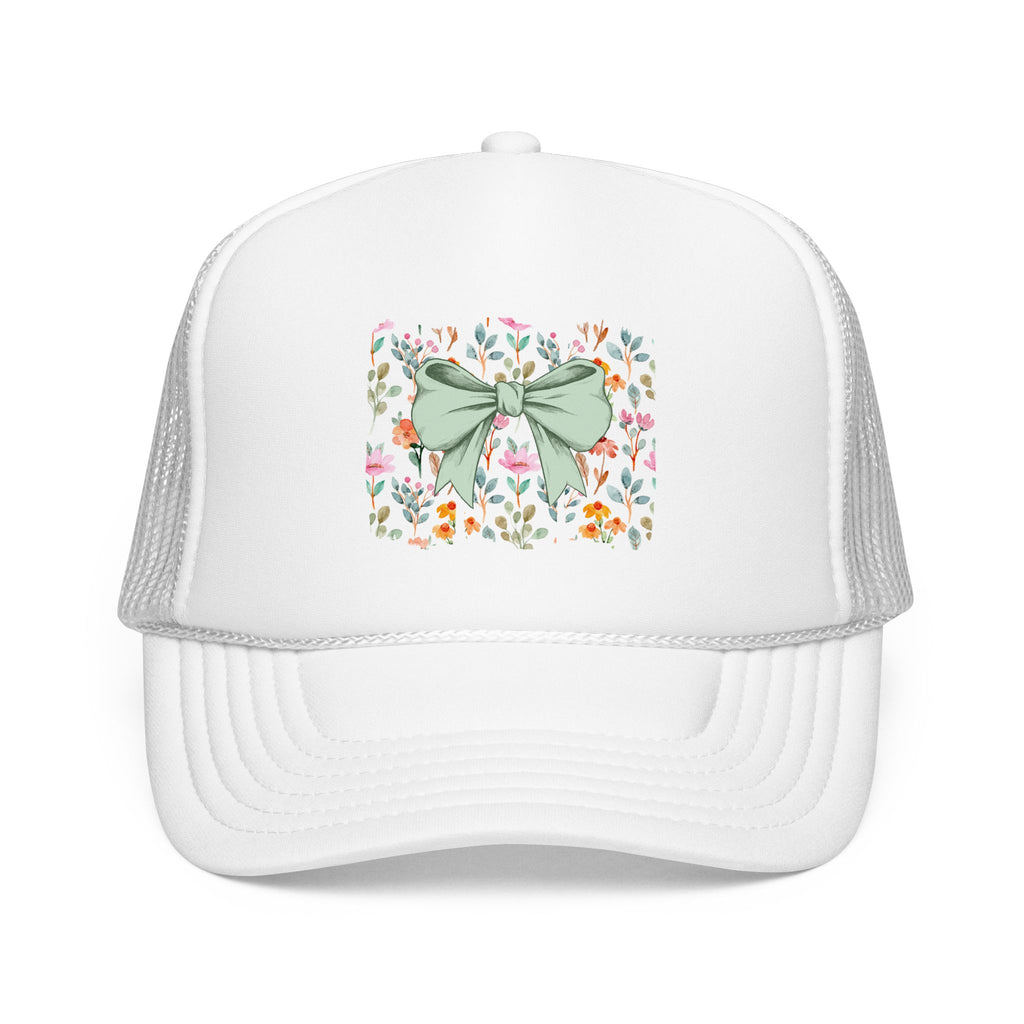 Floral Bow Trucker Hat