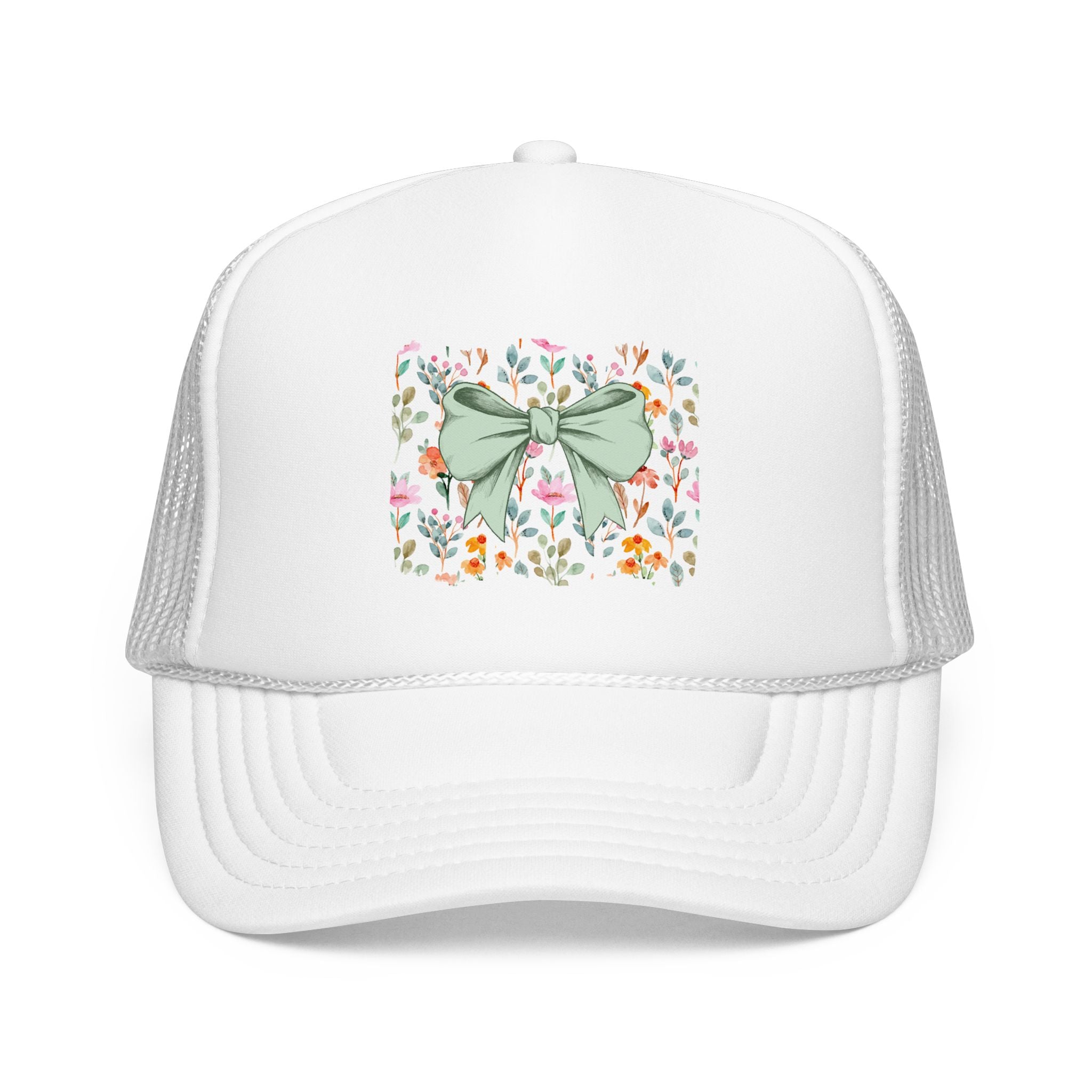 Floral Bow Trucker Hat