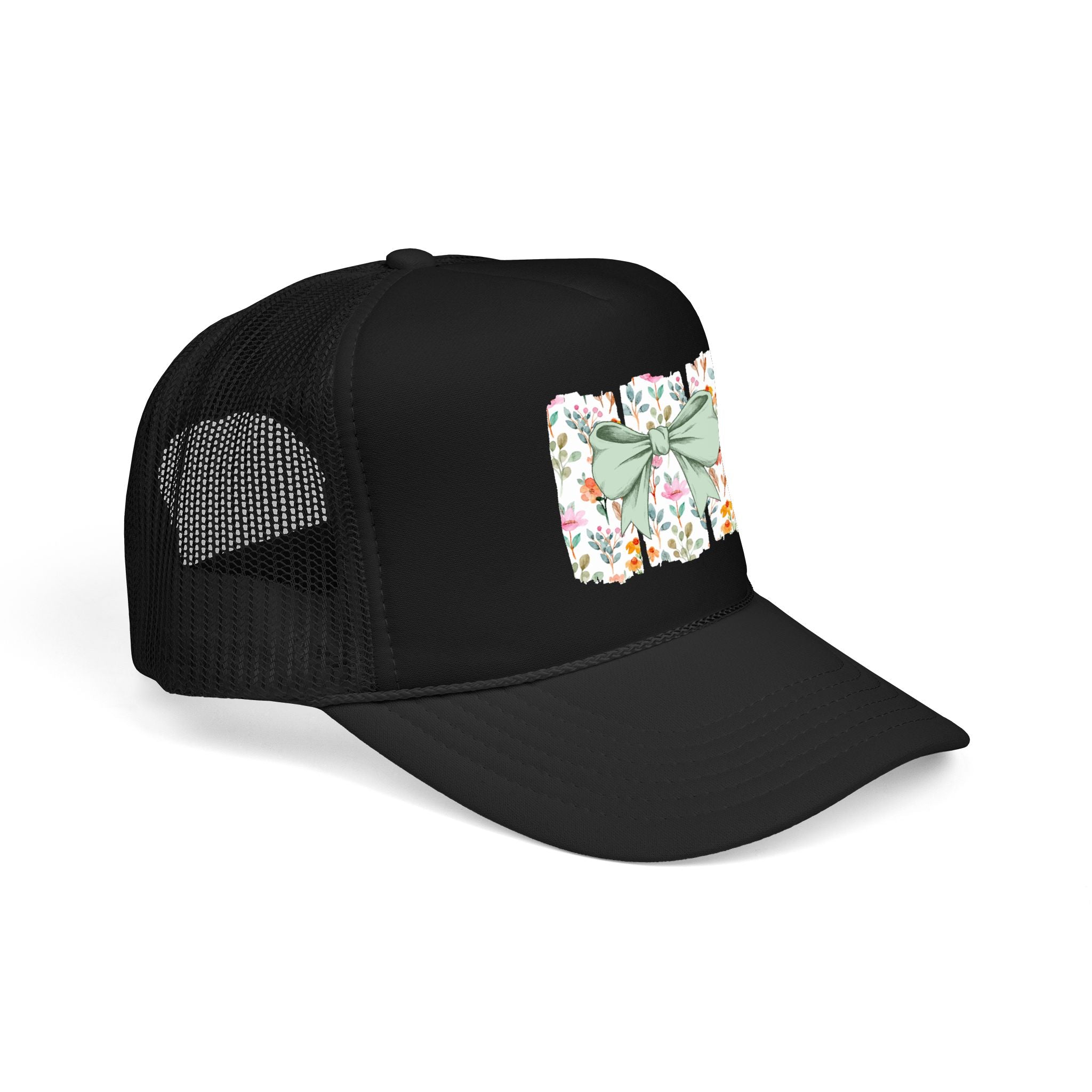 Floral Bow Trucker Hat