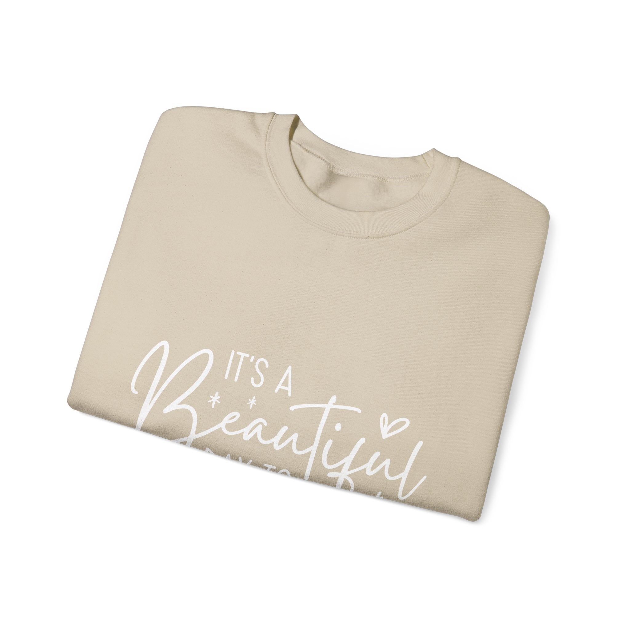 Sweatshirt — "It's a Beautiful Day to Leave Me Alone" Graphic Crewneck