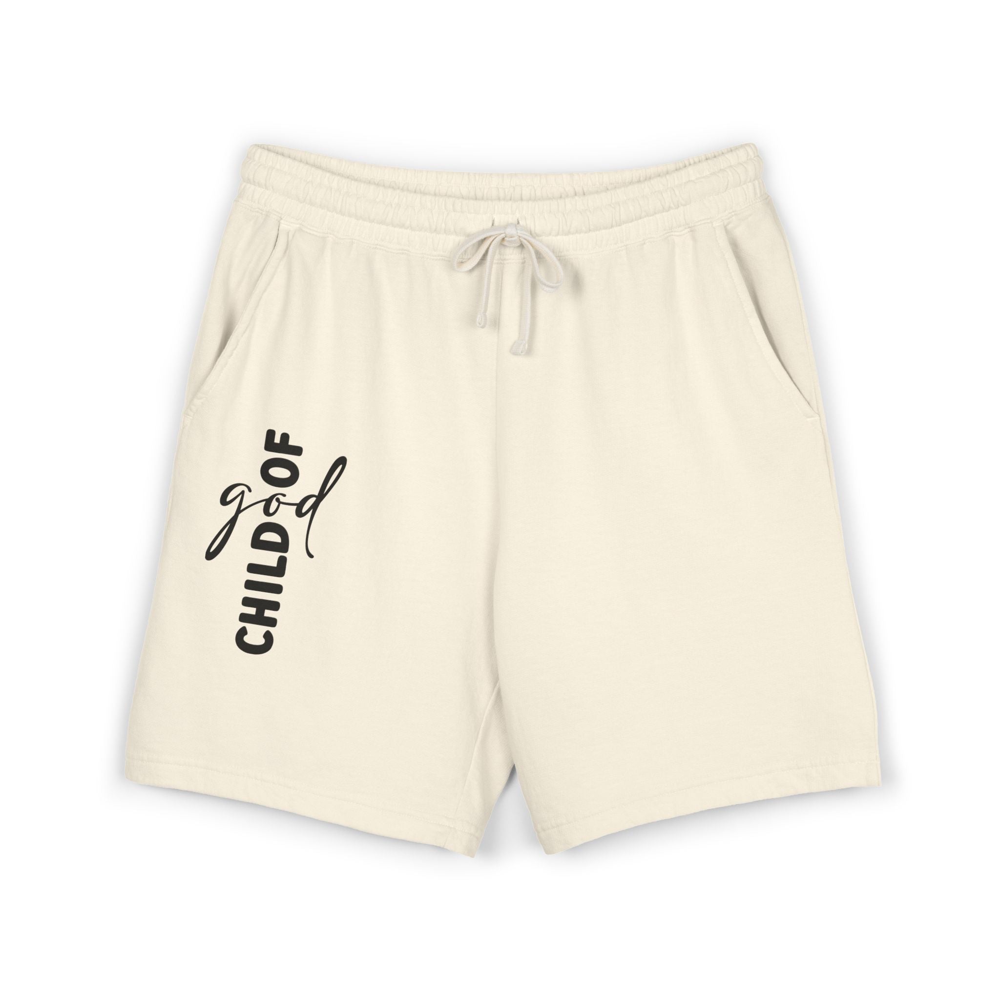 Faithful 'Child of God' Sweat Shorts  Lightweight Fleece Religious Lounge Wear