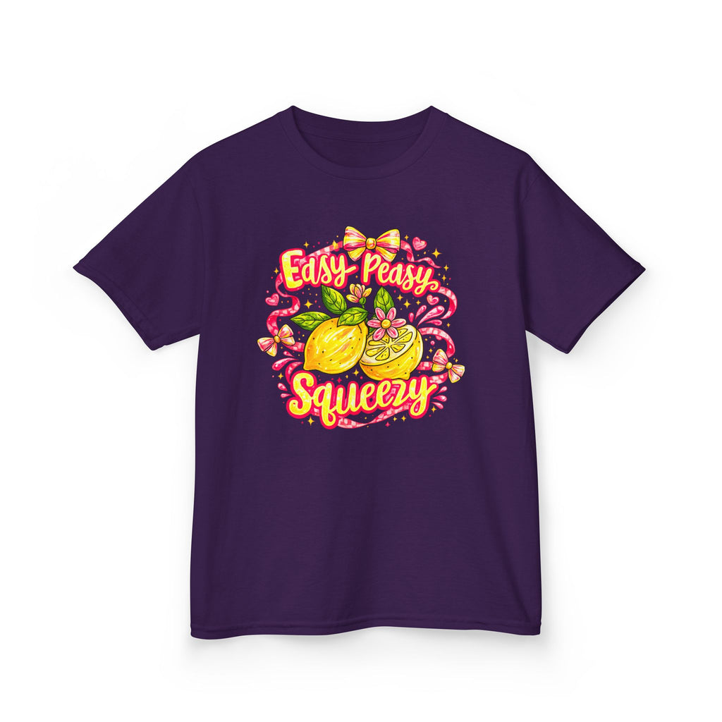 Kids T‑Shirt – "Easy Peasy Squeezy"  Fruit Graphic Tee