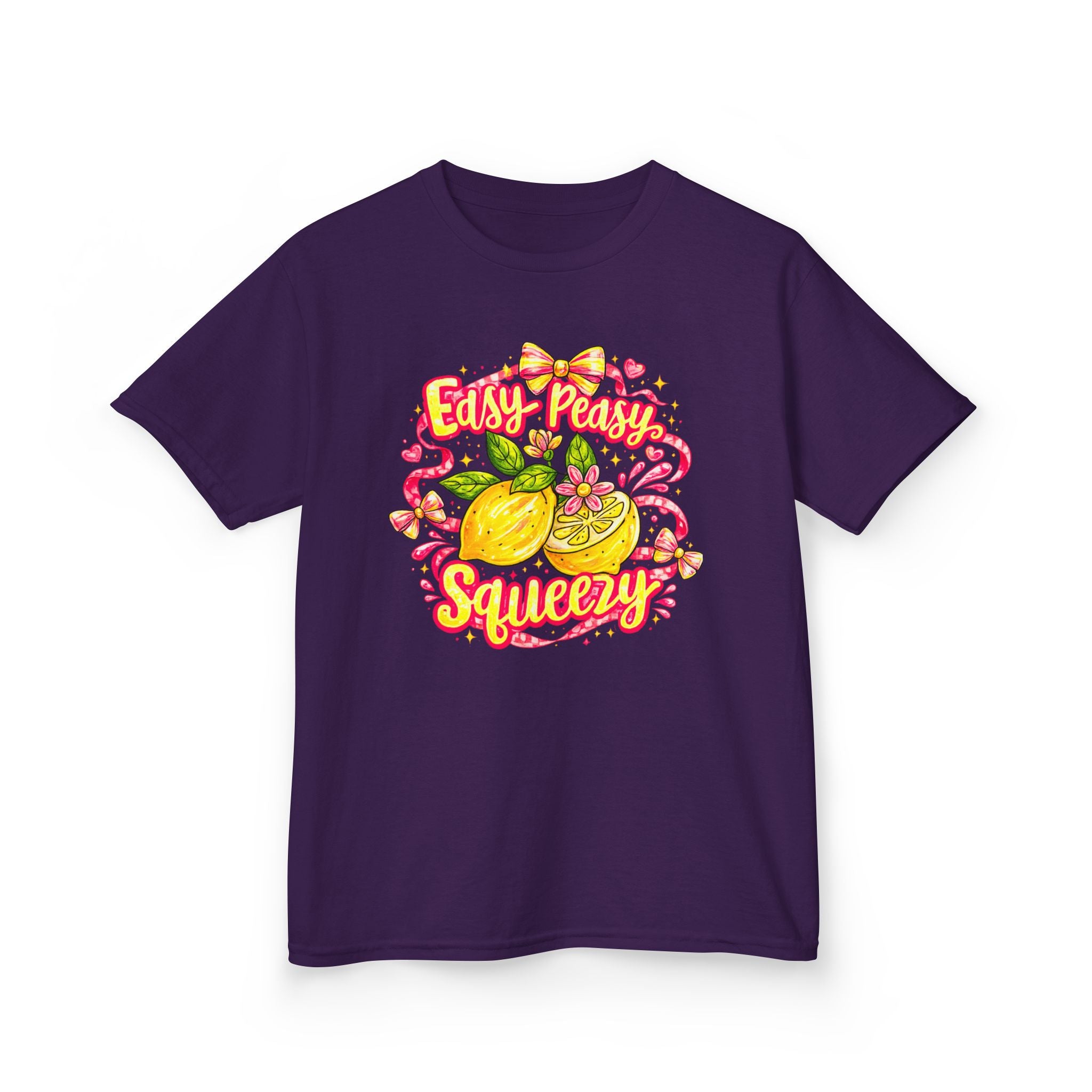 Kids T‑Shirt – "Easy Peasy Squeezy"  Fruit Graphic Tee