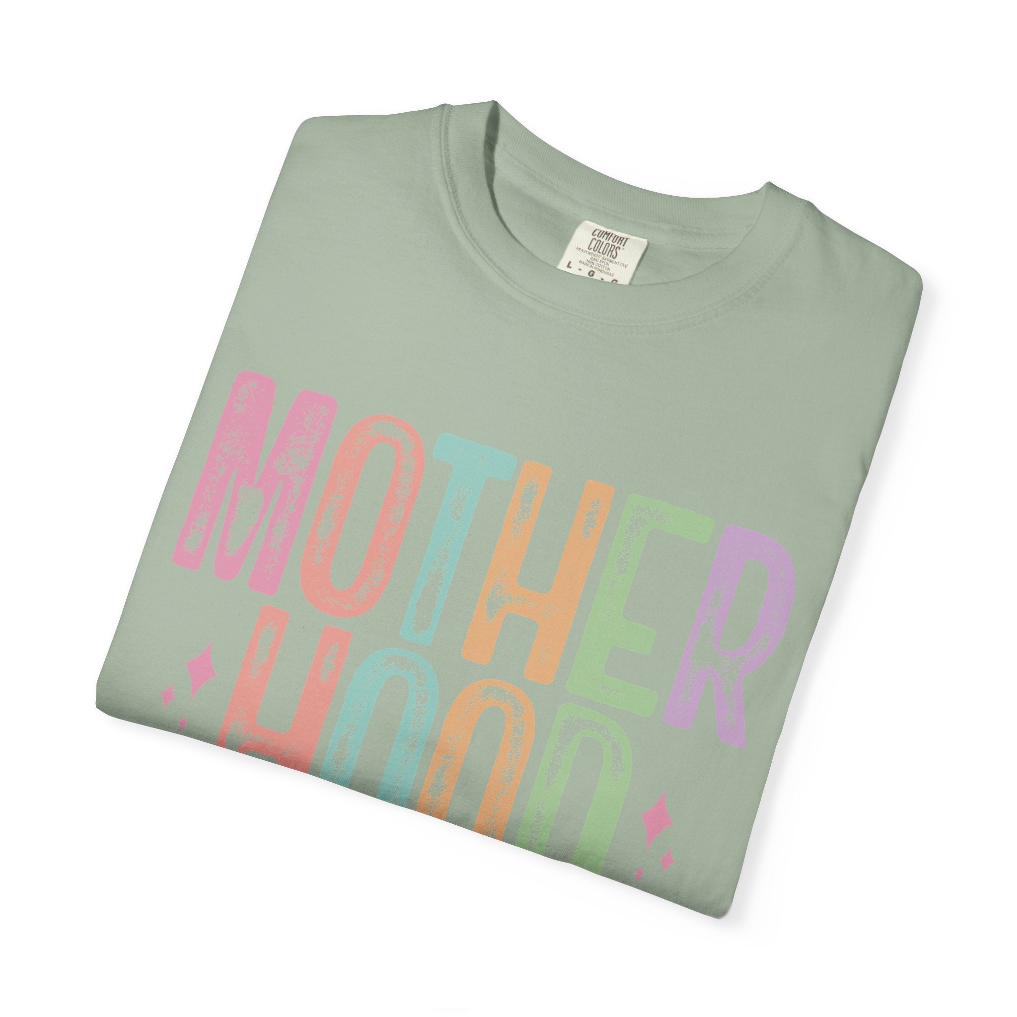 Motherhood Graphic Tee — “Mother Hood: Some days I rock it…”