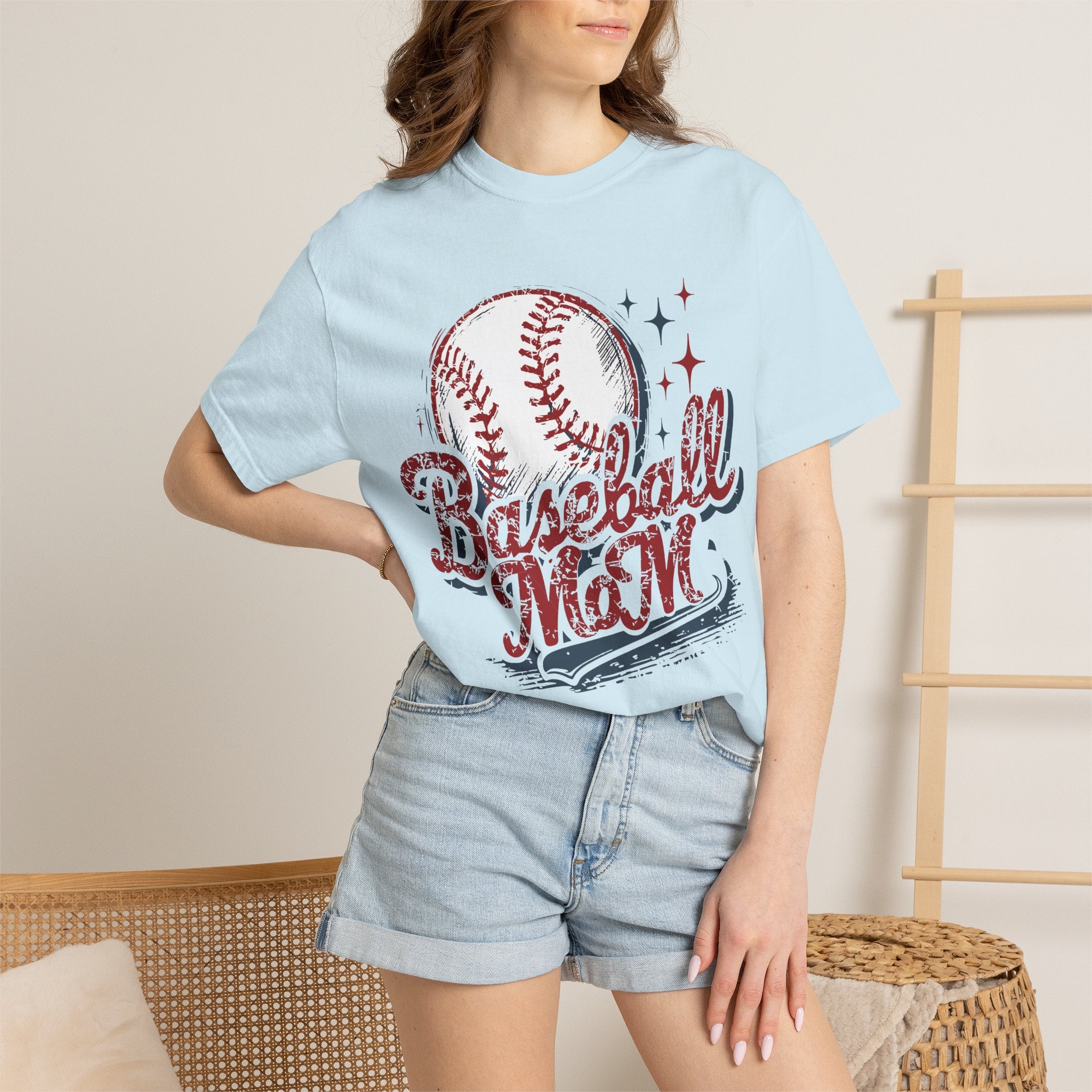 Baseball Mom T-Shirt — Vintage Baseball Graphic Tee for Proud Moms