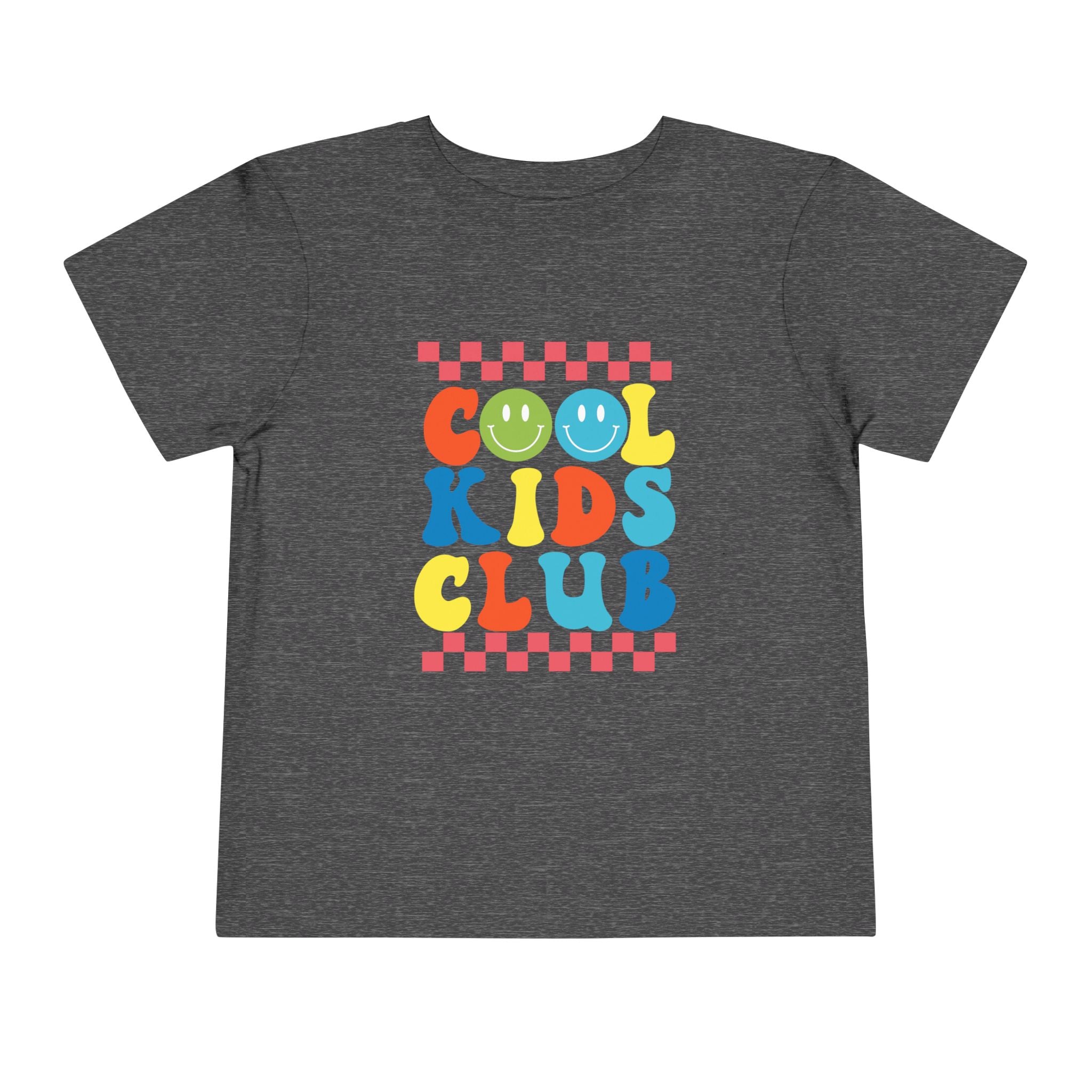 Cool Kids Club Toddler Tee — Colorful Retro Graphic Shirt