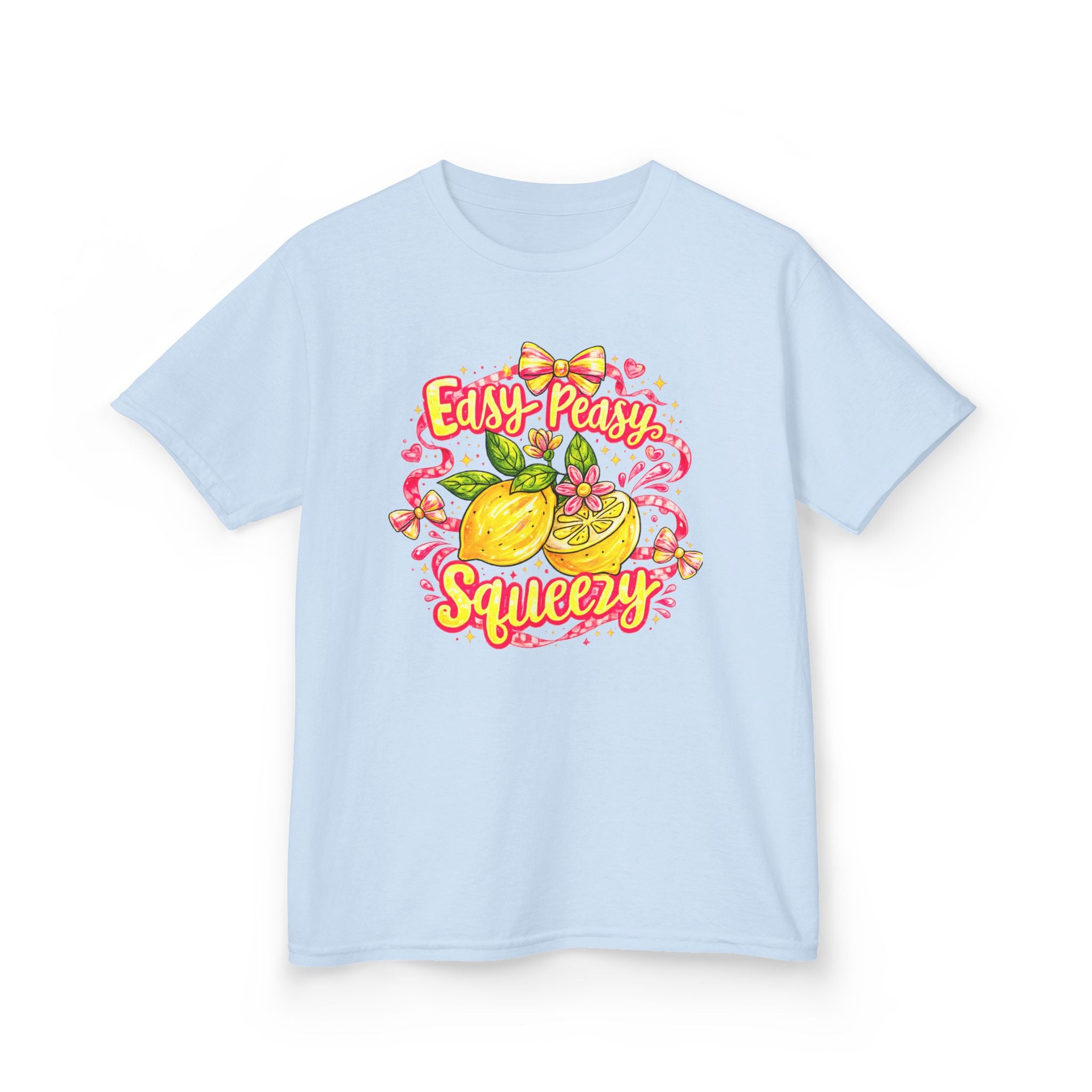 Kids T‑Shirt – "Easy Peasy Squeezy"  Fruit Graphic Tee