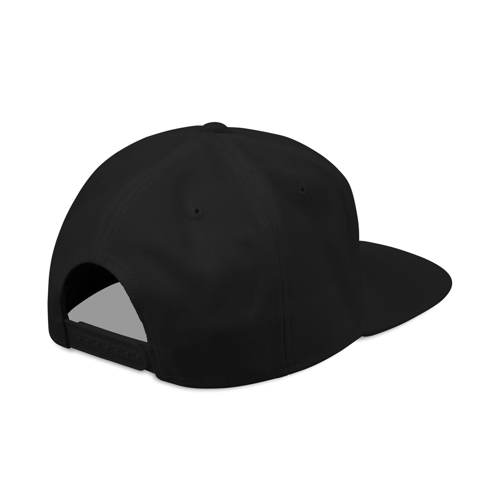 Embroidered Fiery Crown Snapback Hat