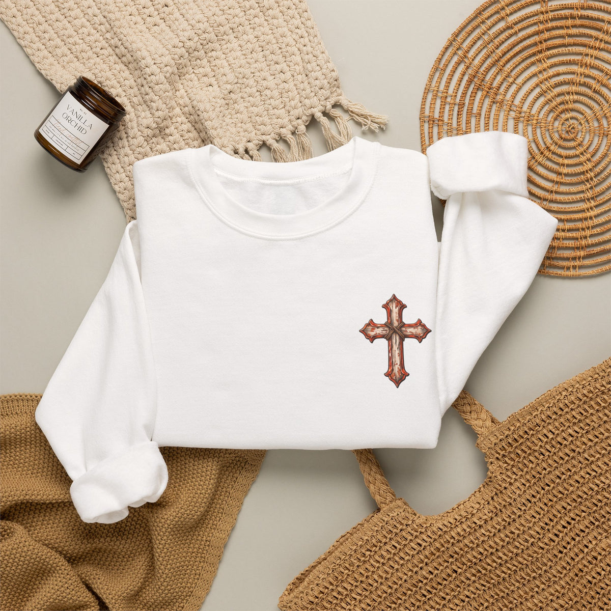 Fall for Jesus Sweatshirt — Christian Autumn Crewneck