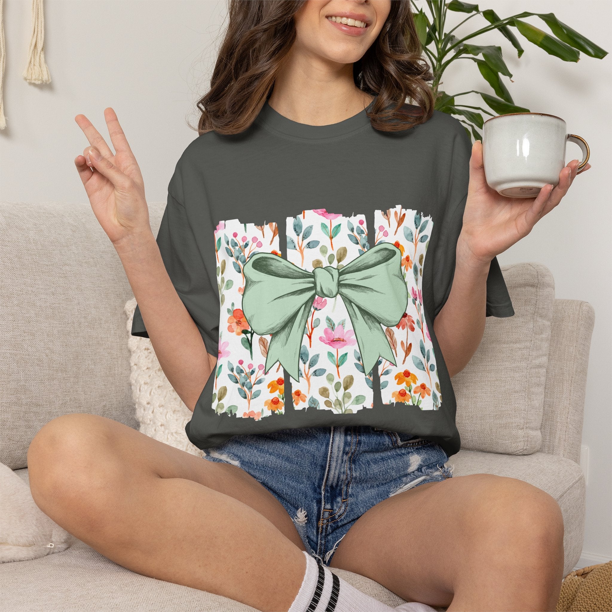 Floral Bow T-Shirt