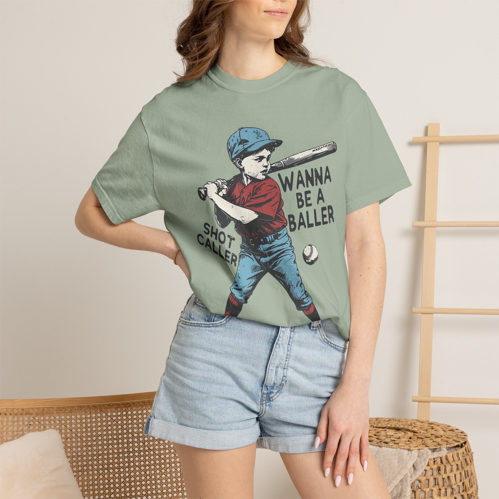 Baseball Kid 'Wanna Be a Baller' T-Shirt