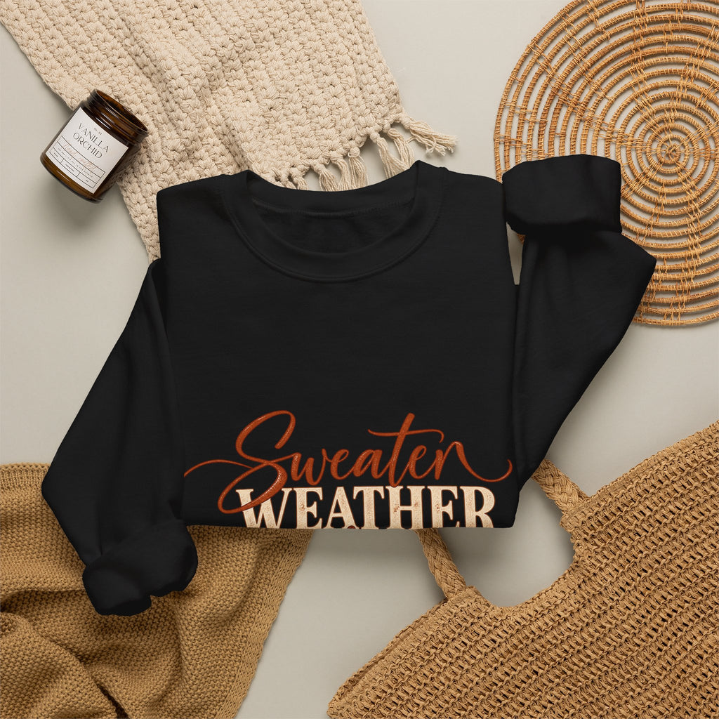 Sweater Weather & Sunday Worship Crewneck Sweatshirt