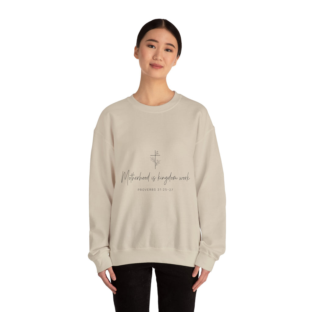 Crewneck  "Motherhood is Kingdom Work"