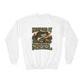 Youth Fishing Crewneck Sweatshirt - "Keeping It Reel" Bass Graphic