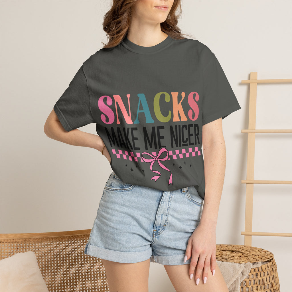 Snacks Make Me Nicer T-Shirt