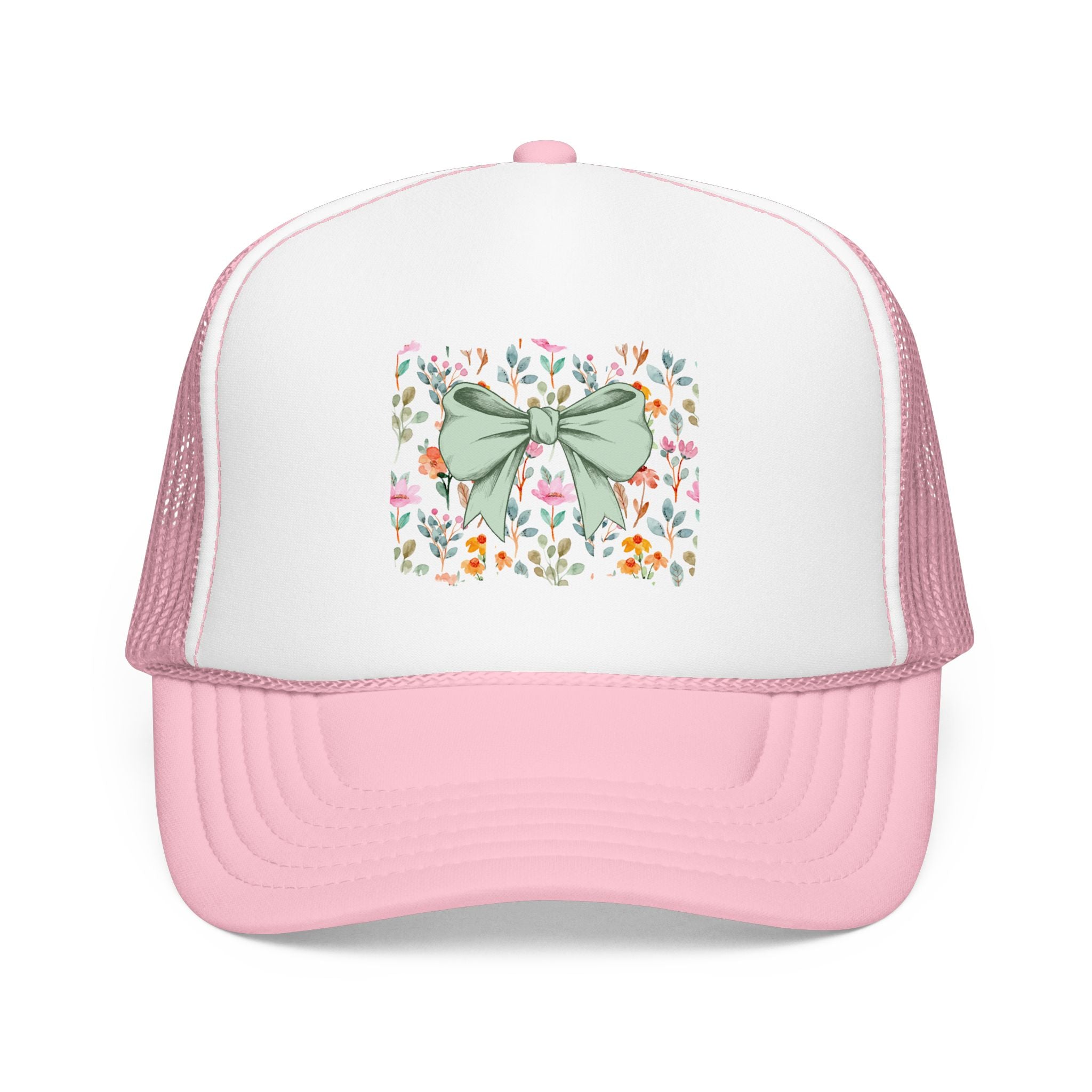 Floral Bow Trucker Hat