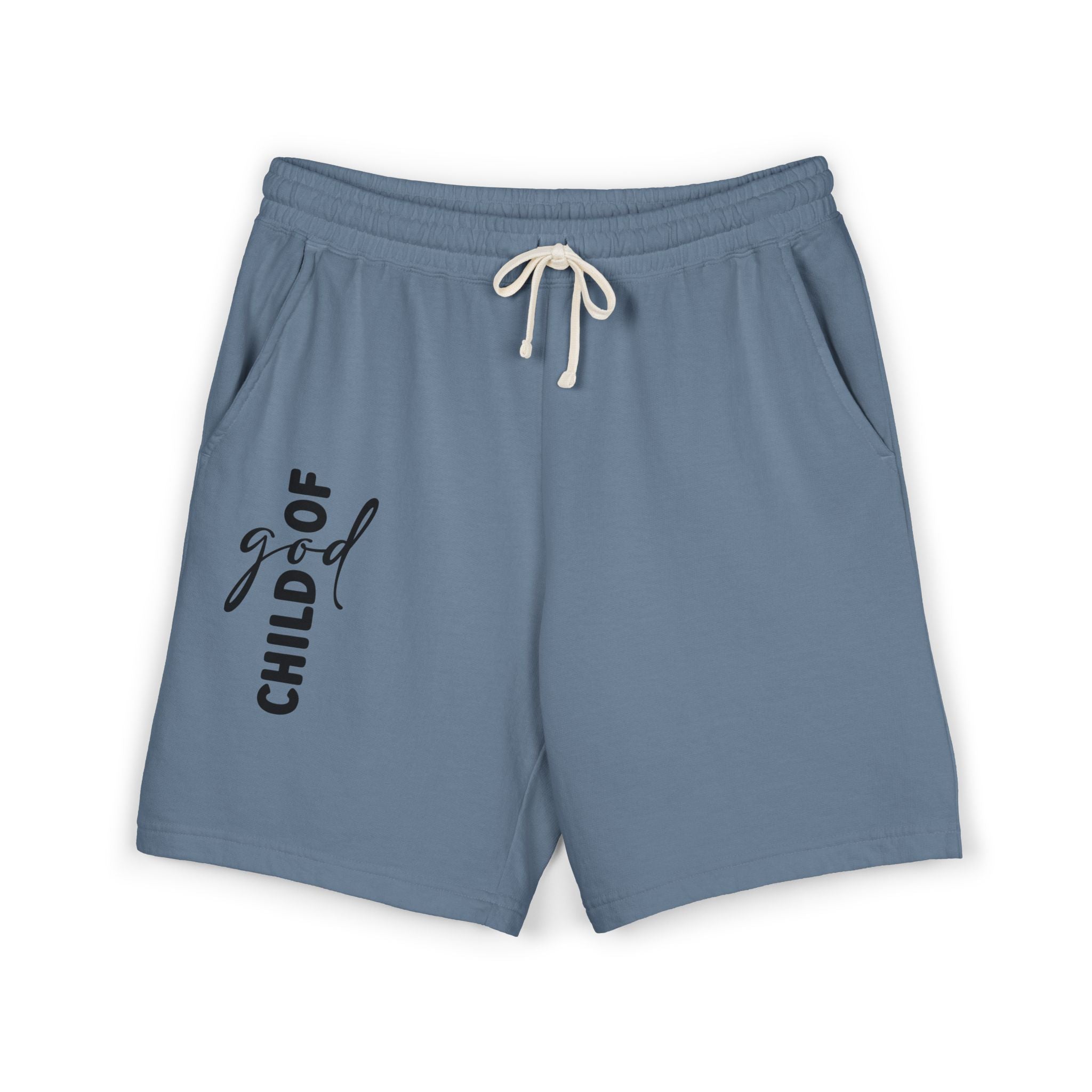 Faithful 'Child of God' Sweat Shorts  Lightweight Fleece Religious Lounge Wear