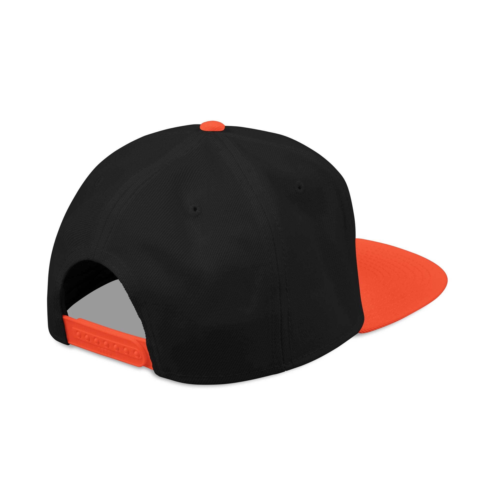 Embroidered Fiery Crown Snapback Hat