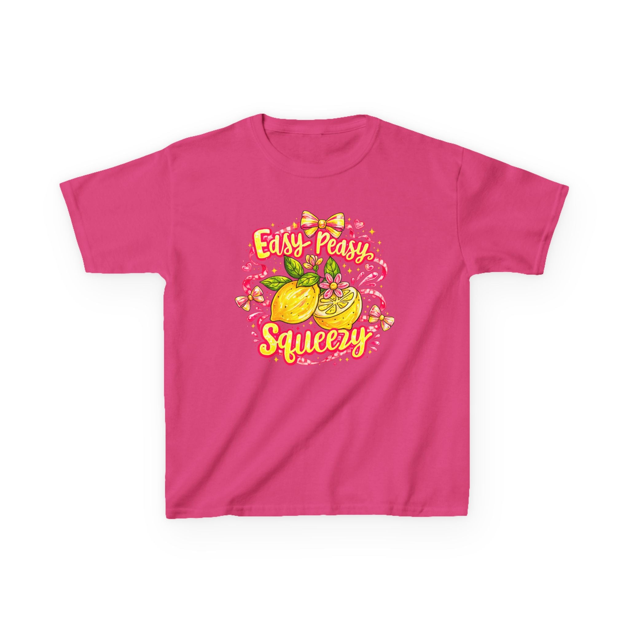 Kids T‑Shirt – "Easy Peasy Squeezy"  Fruit Graphic Tee