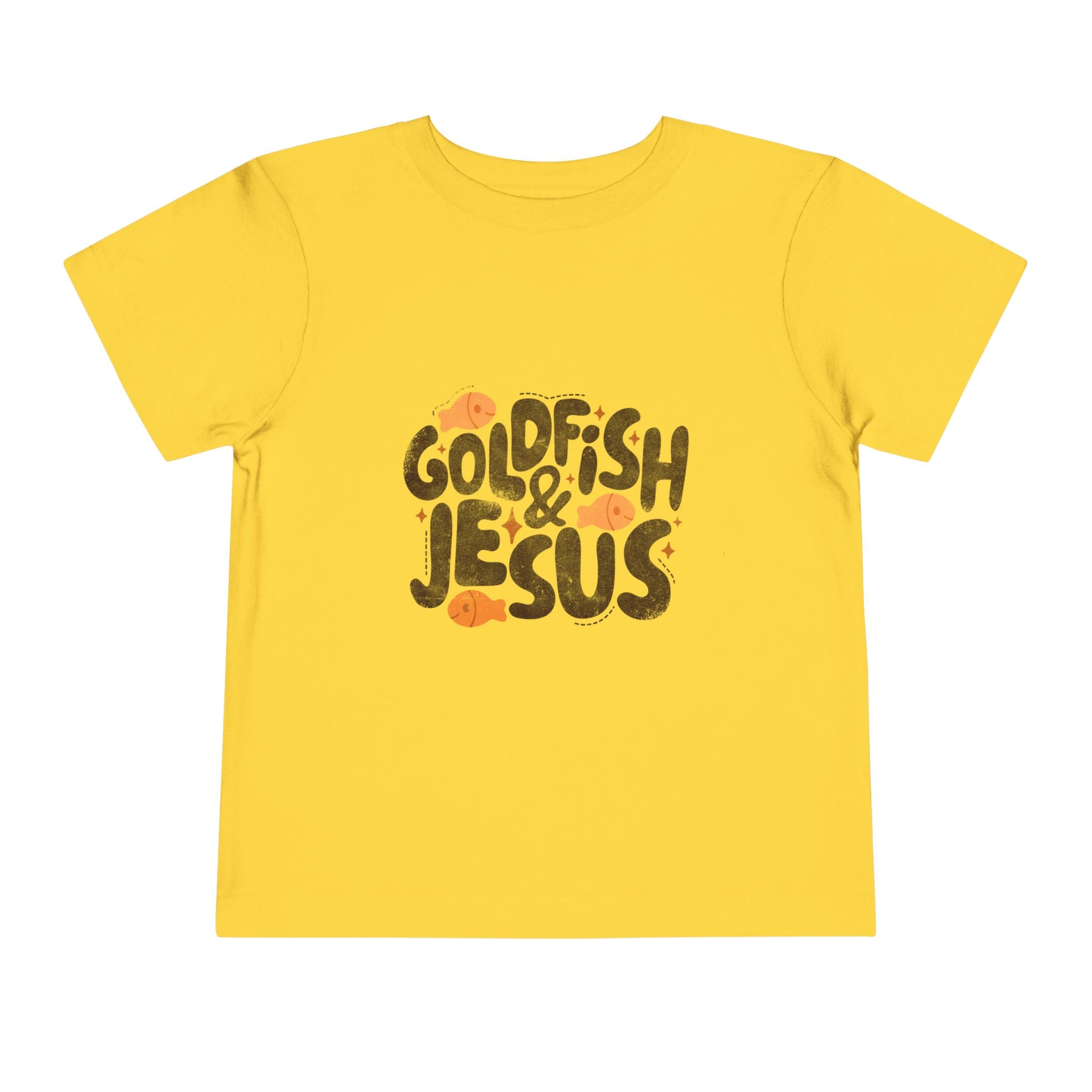 Goldfish & Jesus Toddler Tee — Cute Christian Kids Shirt