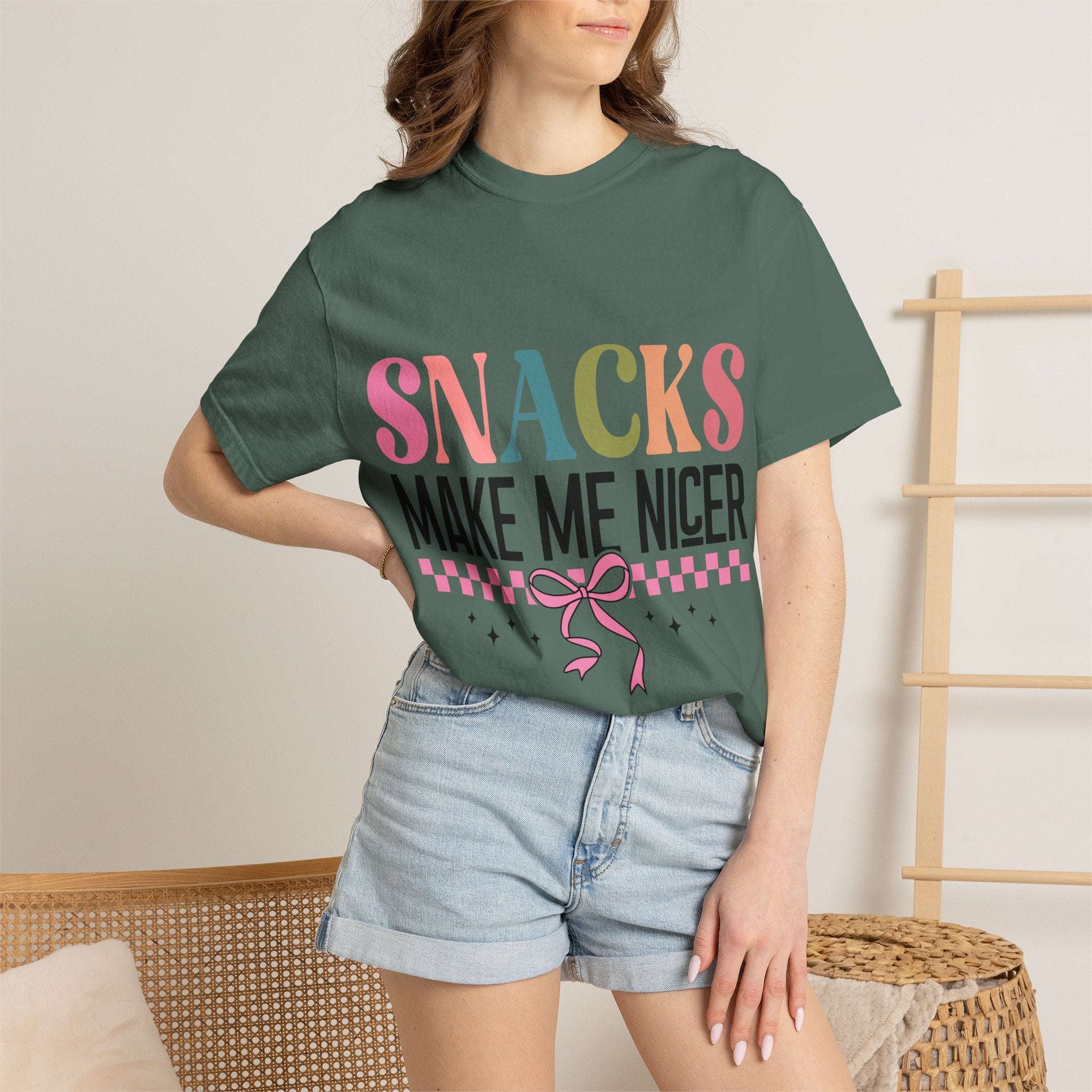 Snacks Make Me Nicer T-Shirt