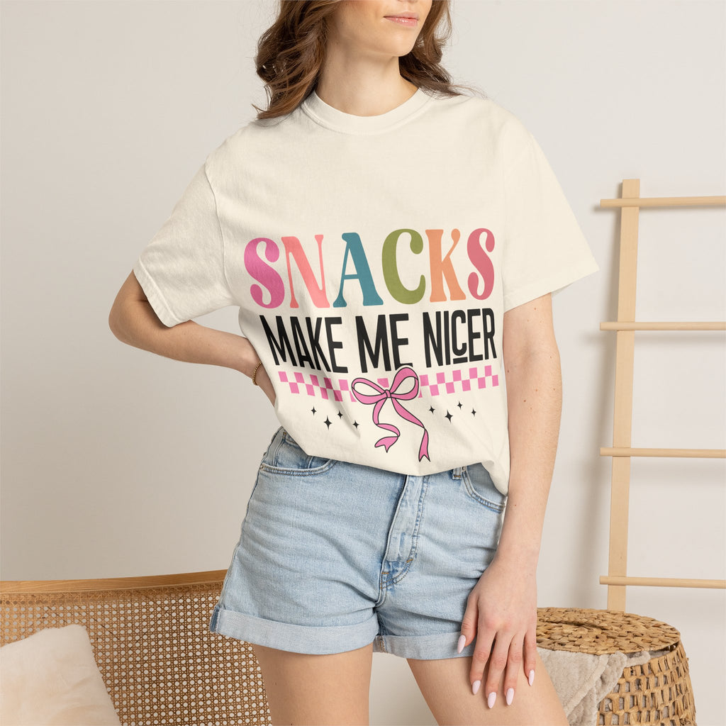 Snacks Make Me Nicer T-Shirt