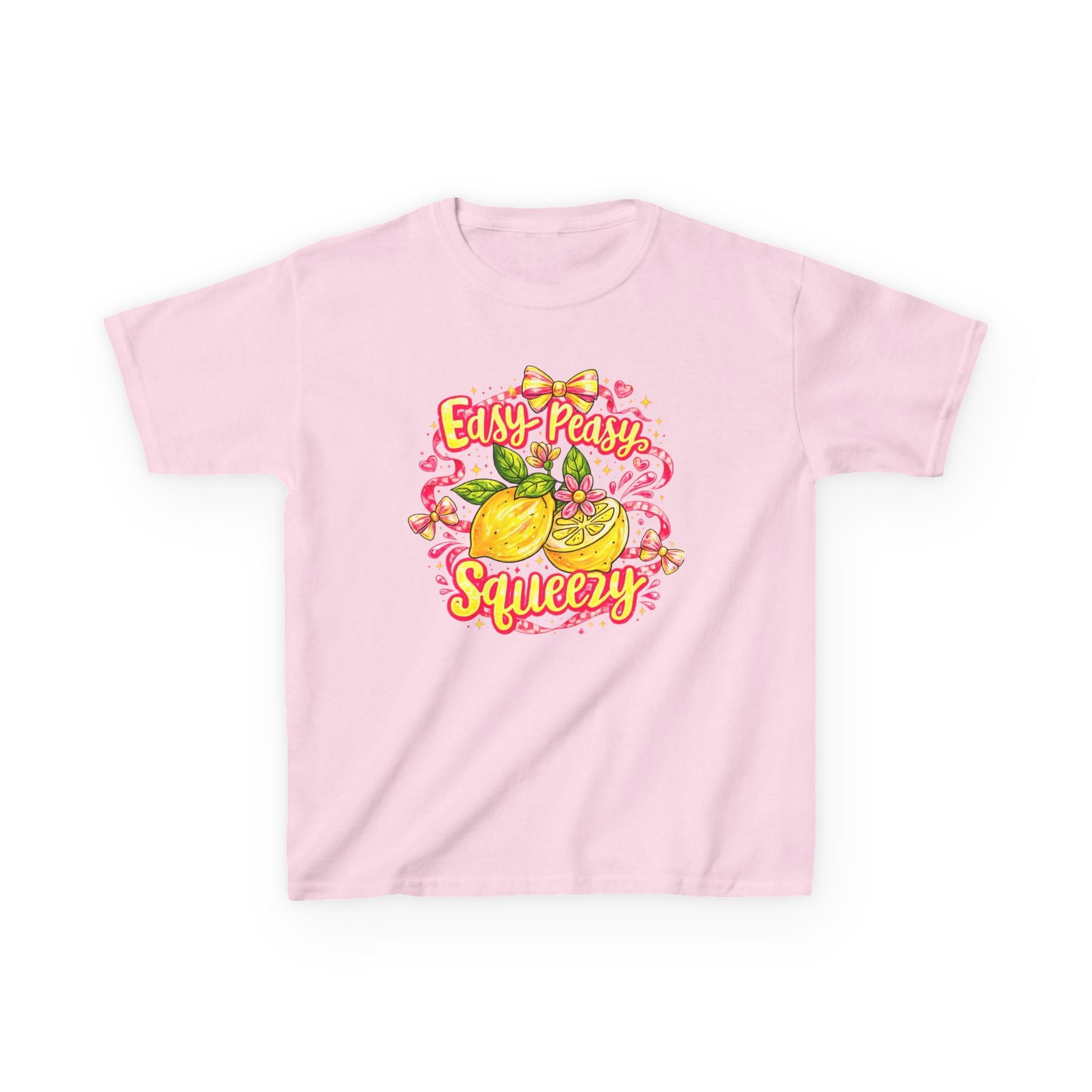 Kids T‑Shirt – "Easy Peasy Squeezy"  Fruit Graphic Tee
