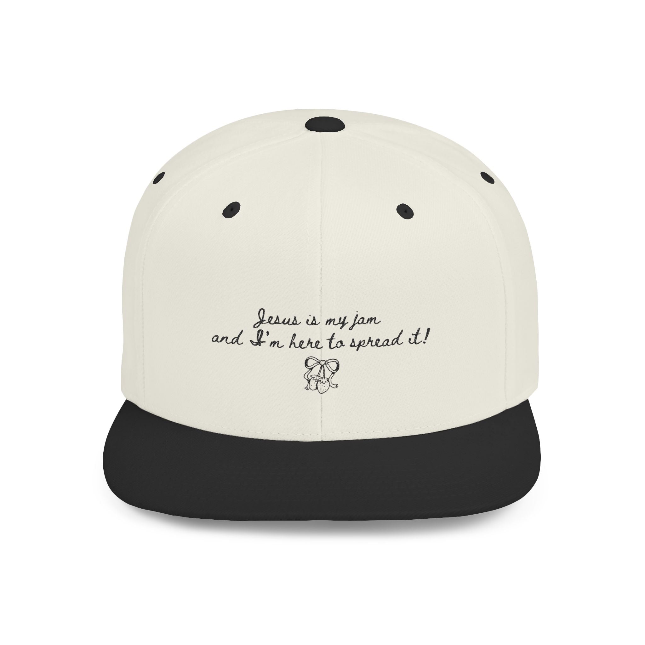 Flat Bill Snapback Hat