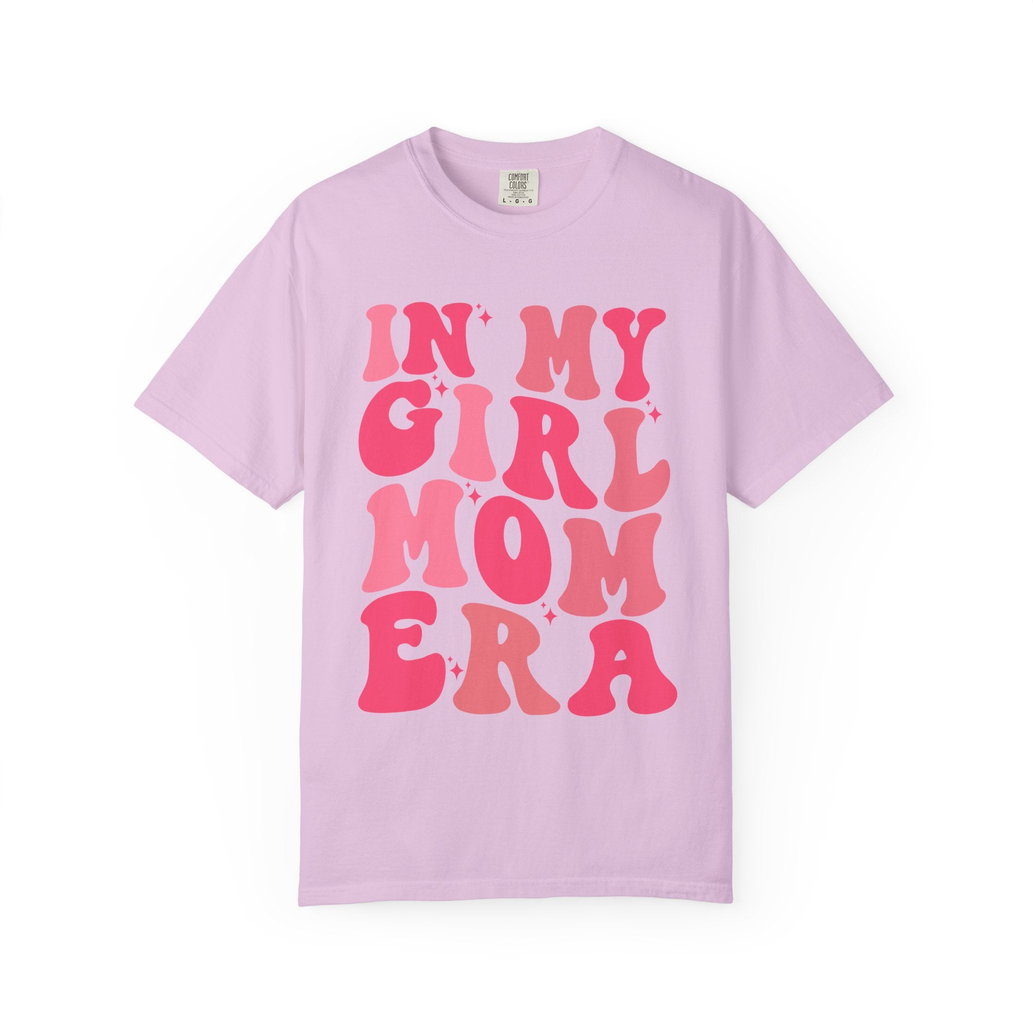 In My Girl Mom Era T-Shirt — Retro Pink Script Tee for Proud Moms