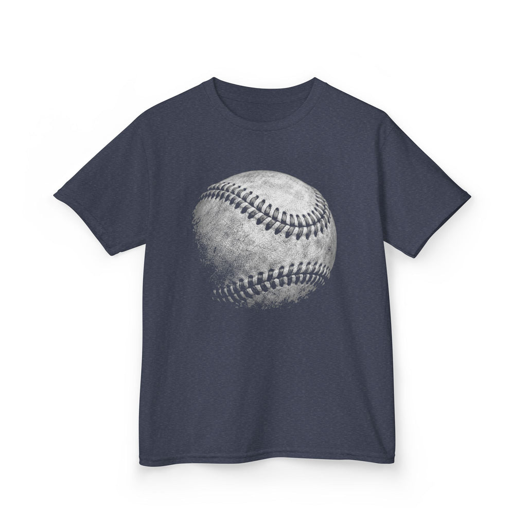 Kids Baseball Tee  Vintage Softball Graphic Shirt for Young Players