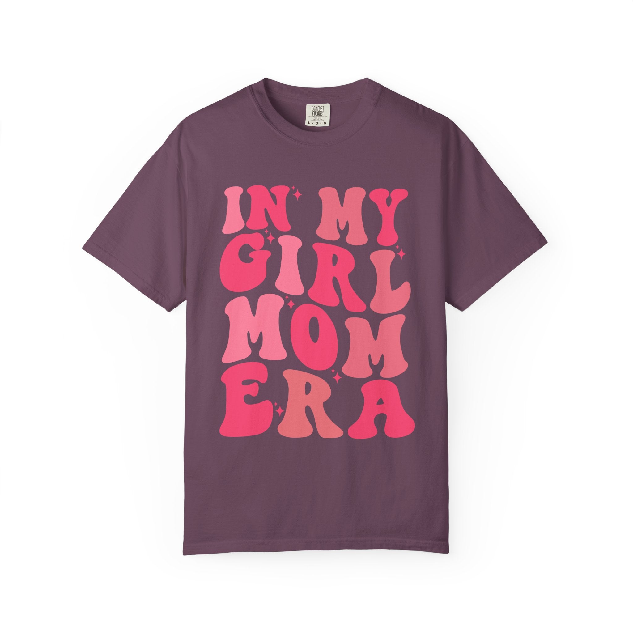 In My Girl Mom Era T-Shirt — Retro Pink Script Tee for Proud Moms