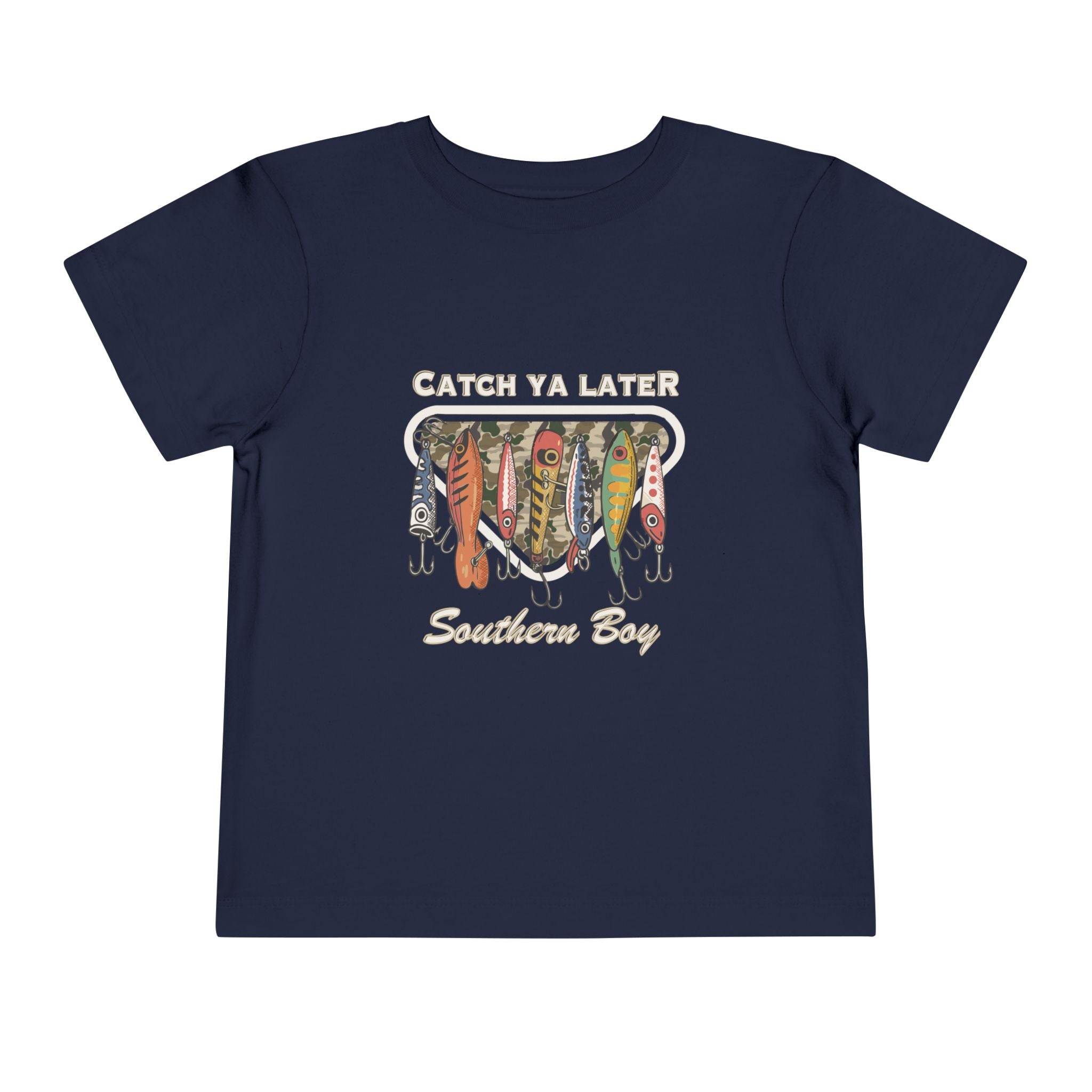 Toddler Fishing Tee  "Catch Ya Later Southern Bay" Graphic