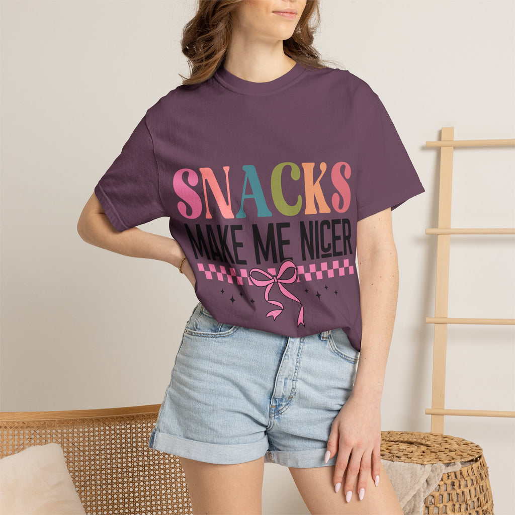Snacks Make Me Nicer T-Shirt