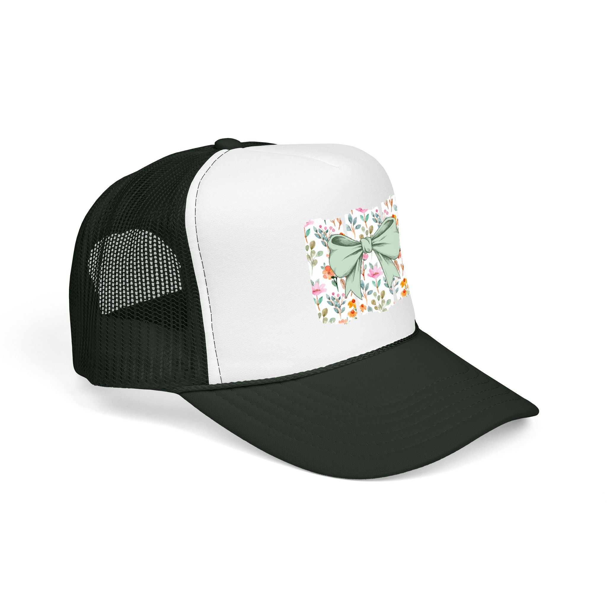 Floral Bow Trucker Hat
