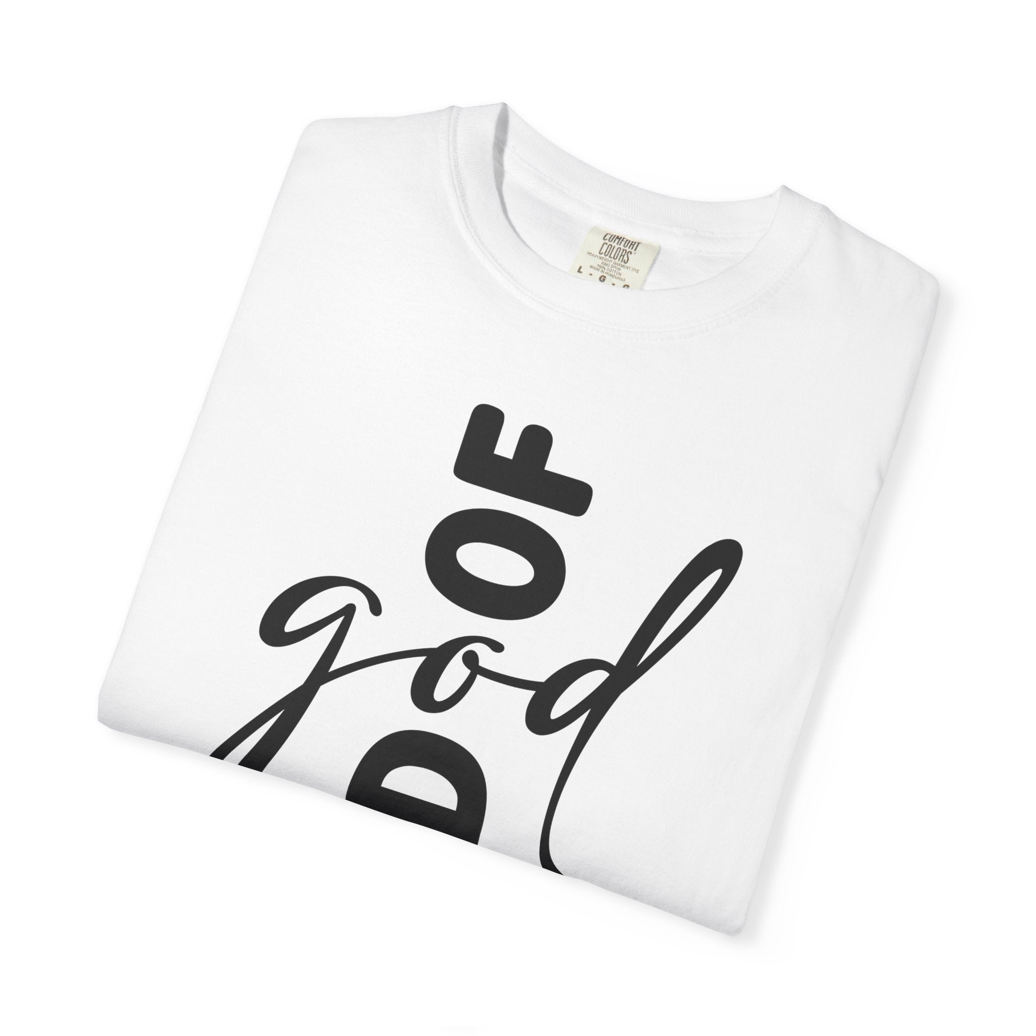 Child of God T-Shirt — Vertical Script Faith Tee