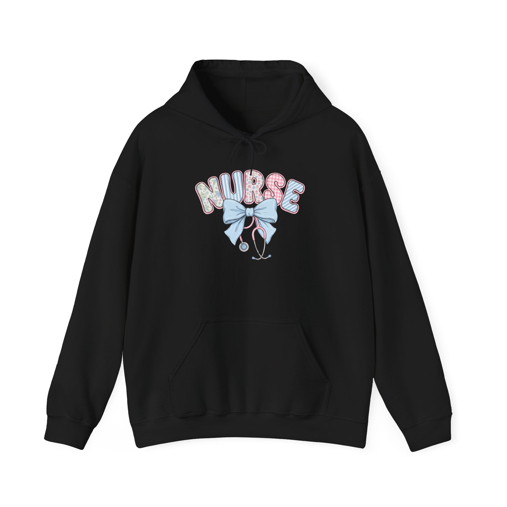 Nurse Bow Hoodie Pastel Stethoscope Nursing