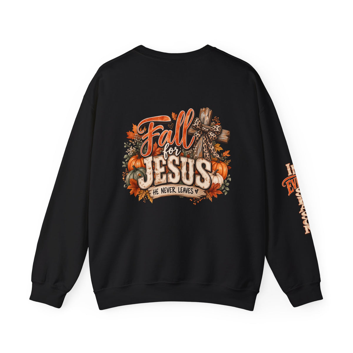 Fall for Jesus Sweatshirt — Christian Autumn Crewneck