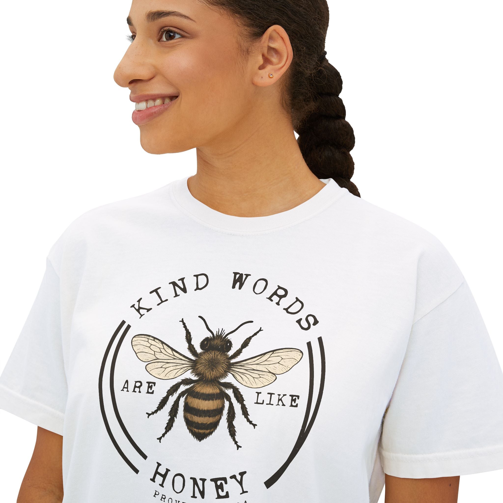 Kind Words Are Like Honey Bee Graphic Tee