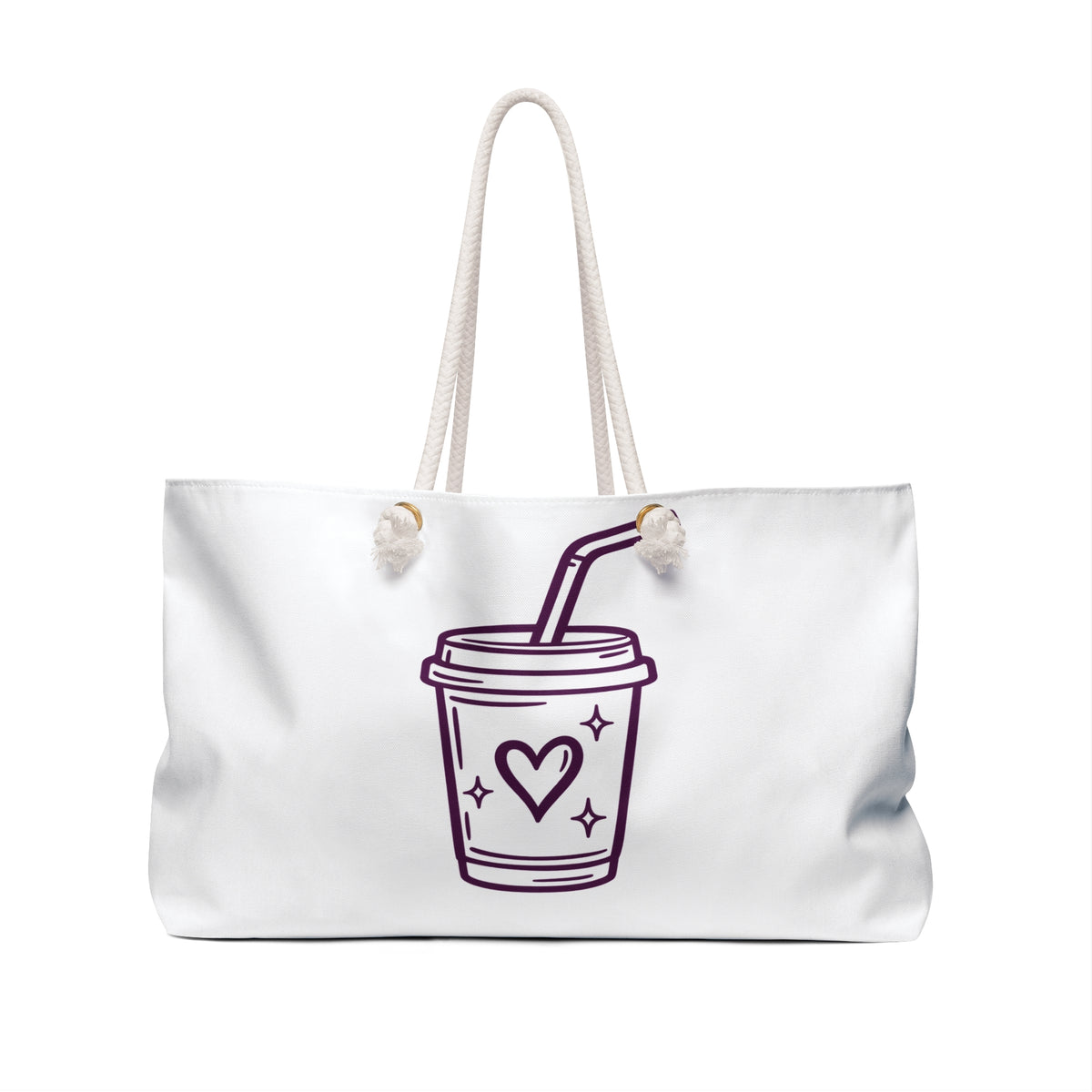 Weekender Bag — “Pour Into Yourself” Inspirational Weekend Tote