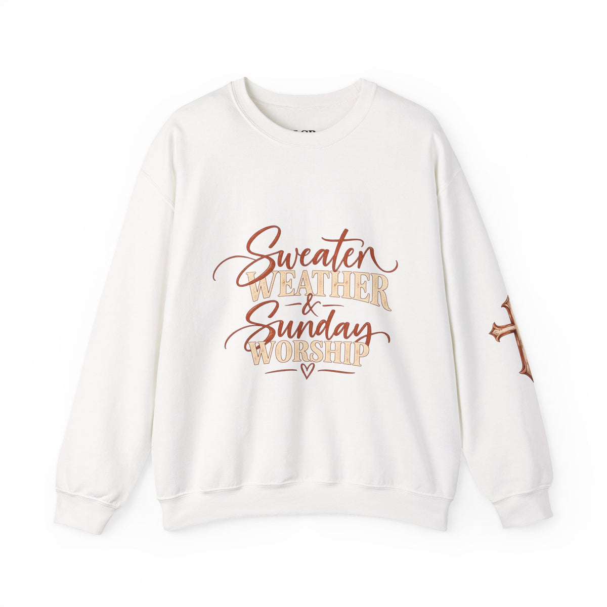 Sweater Weather & Sunday Worship Crewneck Sweatshirt