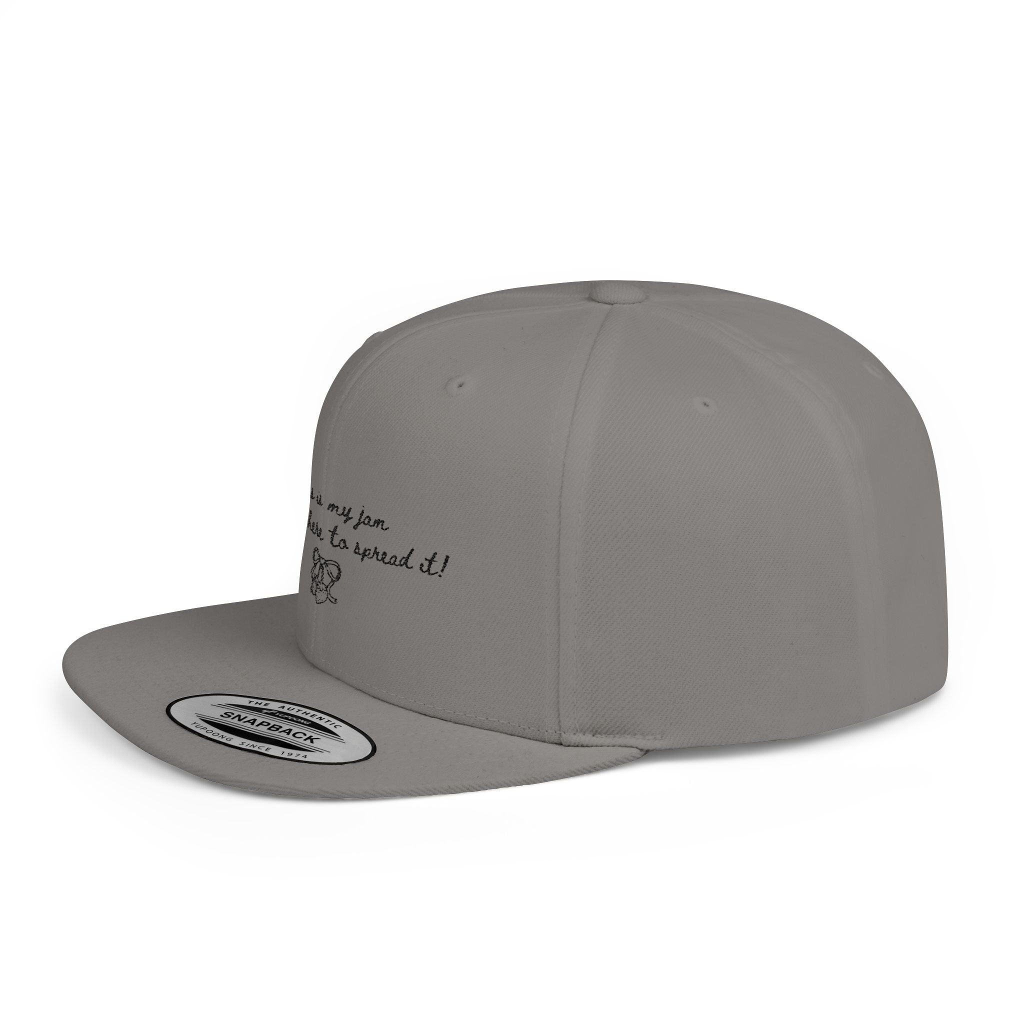 Flat Bill Snapback Hat