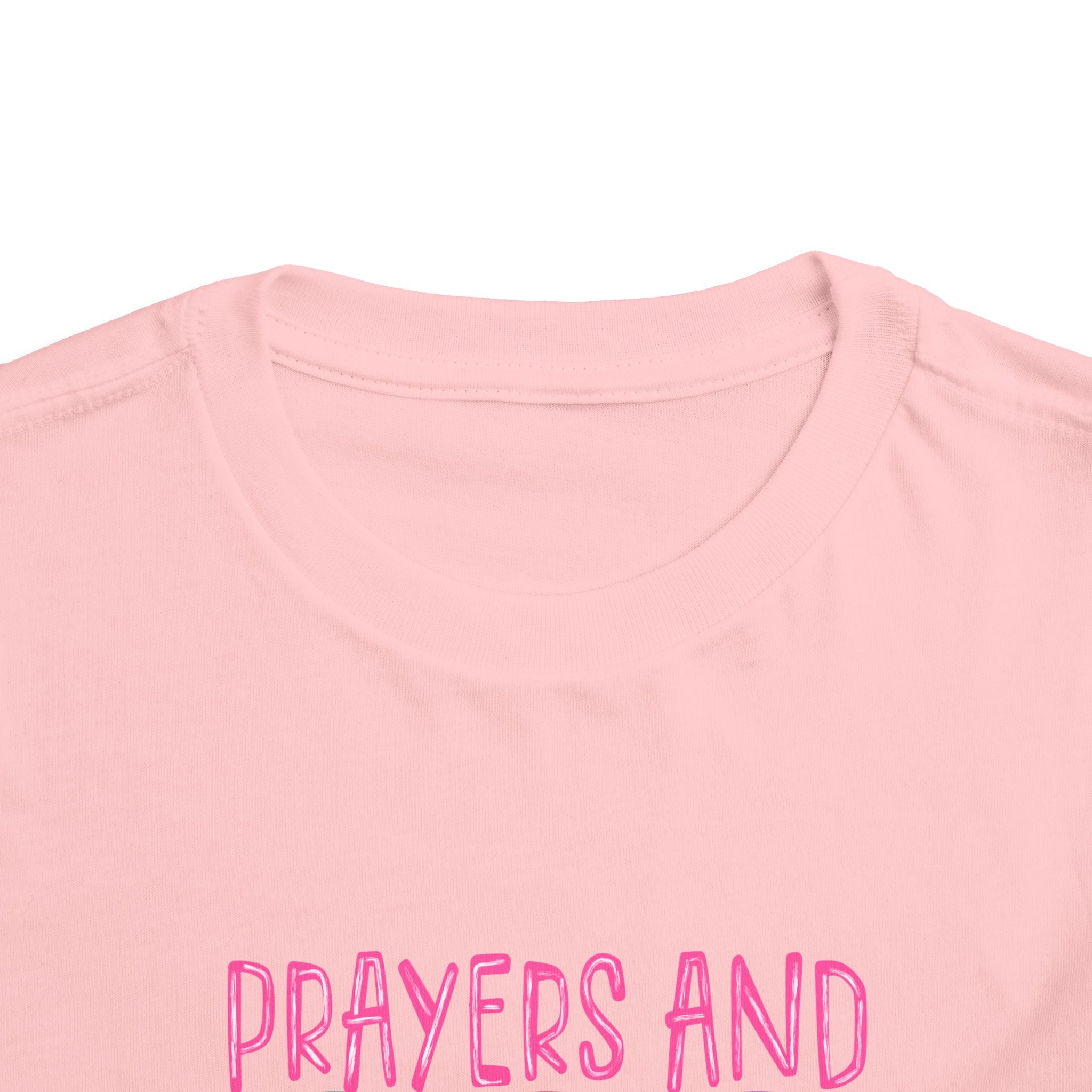 Toddler Tee - "Prayers and Popsicles" Colorful Popsicle