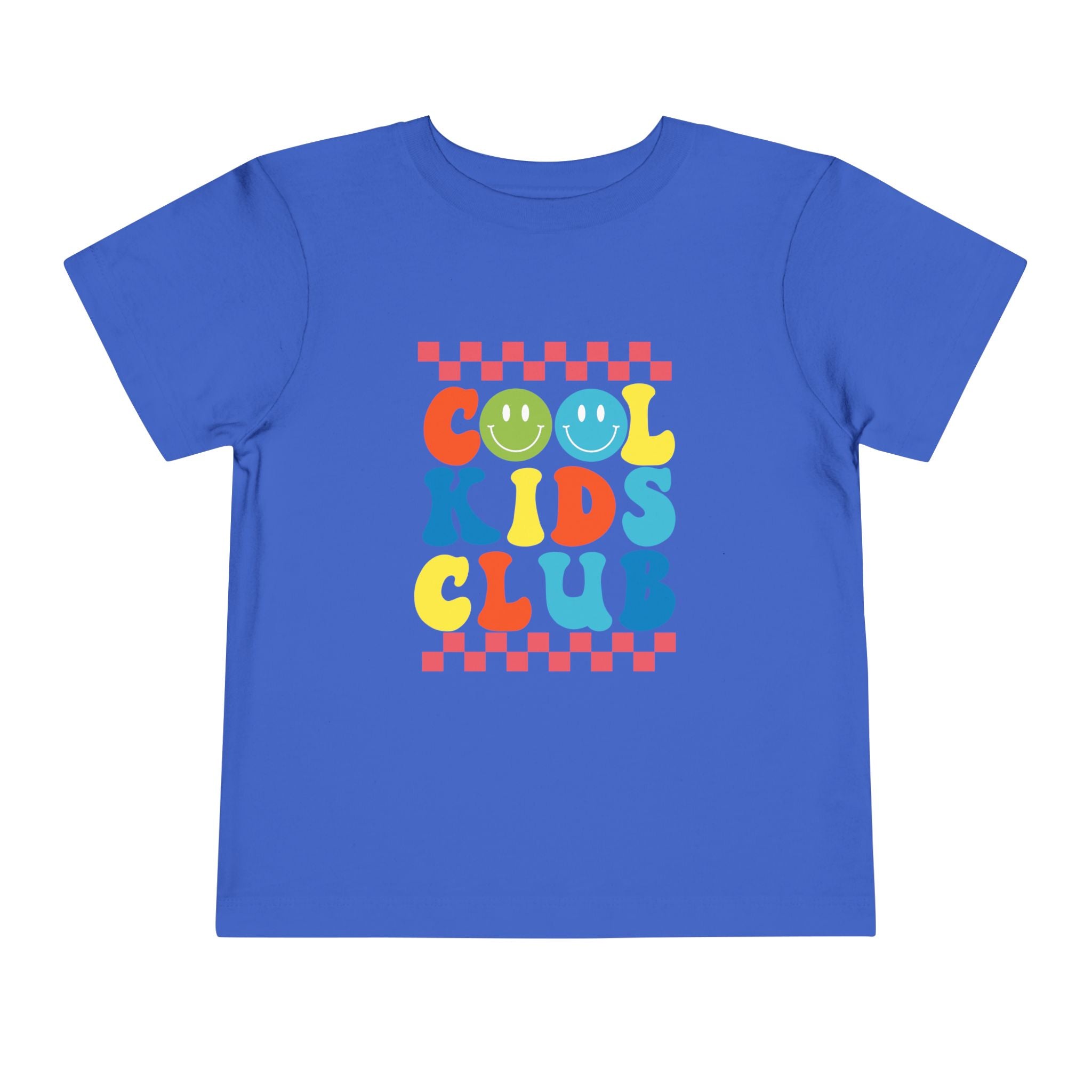 Cool Kids Club Toddler Tee — Colorful Retro Graphic Shirt