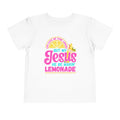 Toddler Tee - "But My Jesus He Be Makin' Lemonade" Bright Christian Kids Shirt