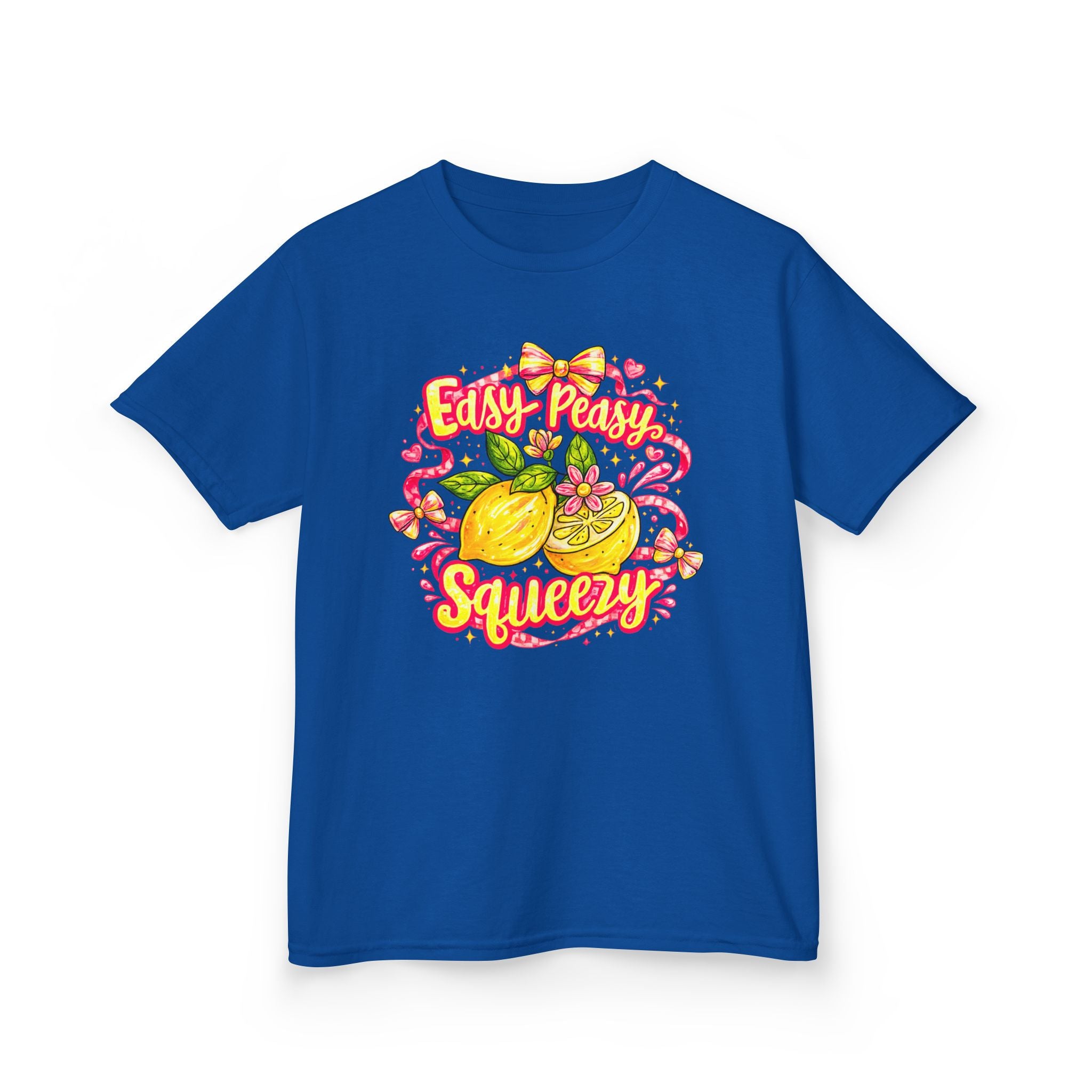 Kids T‑Shirt – "Easy Peasy Squeezy"  Fruit Graphic Tee