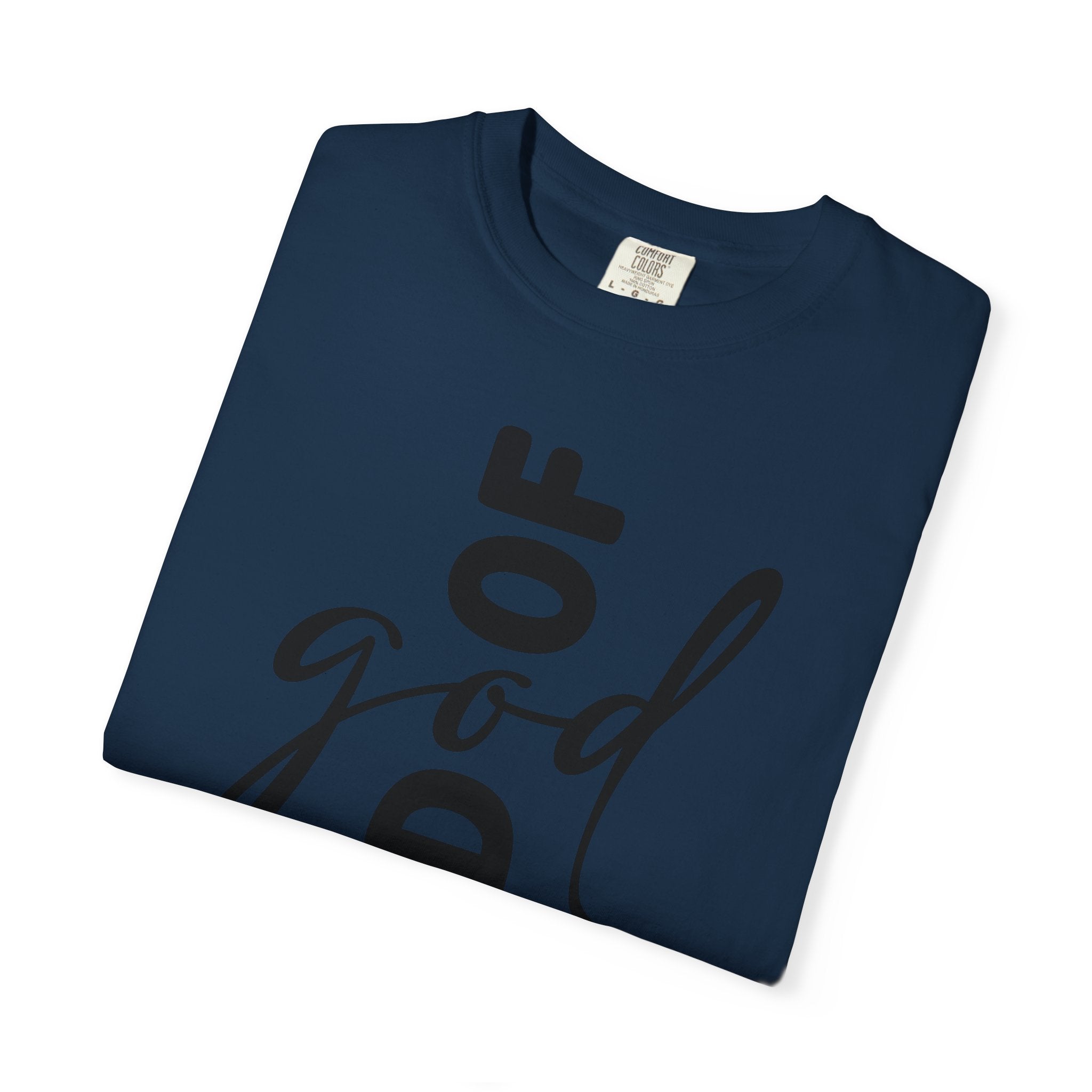 Child of God T-Shirt — Vertical Script Faith Tee