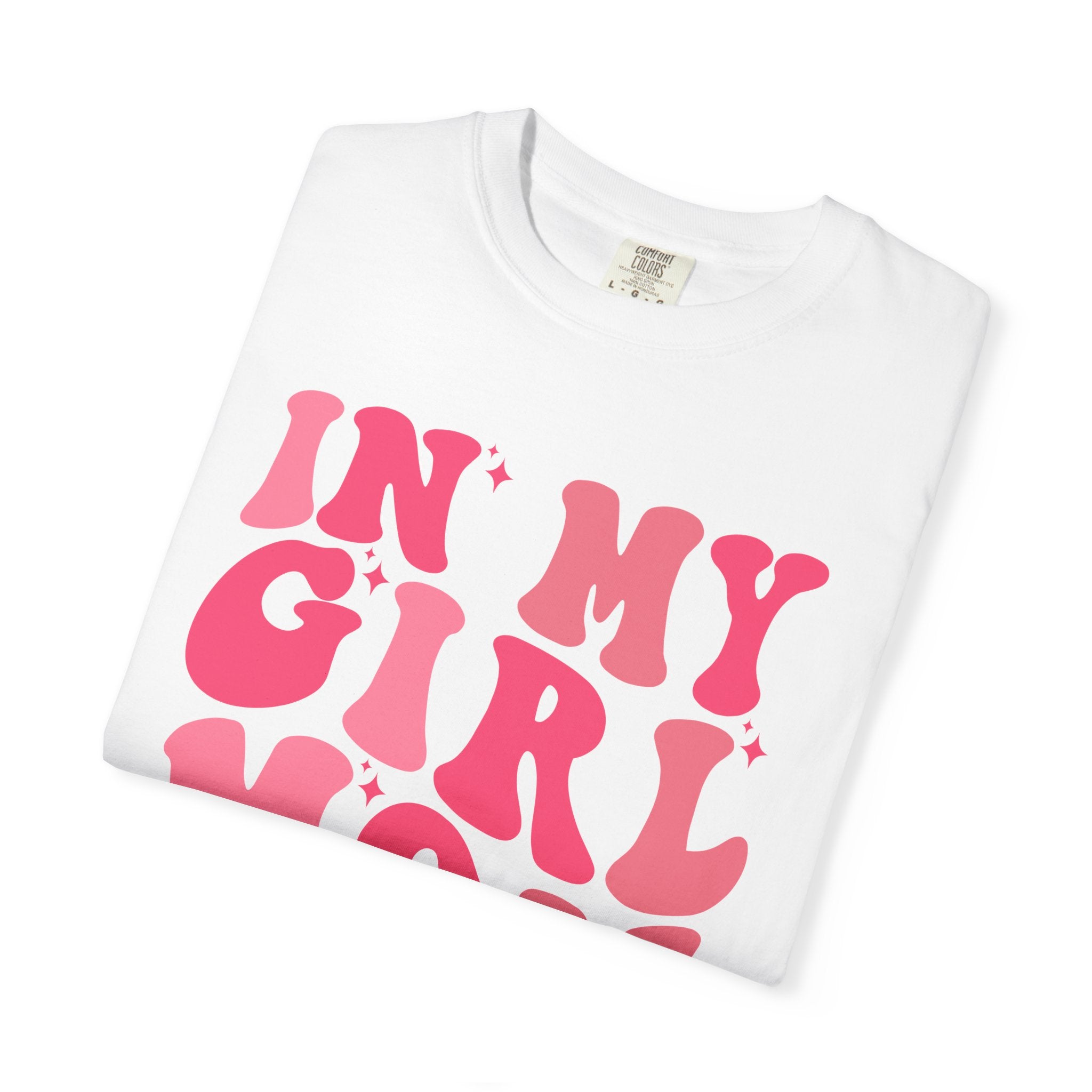 In My Girl Mom Era T-Shirt — Retro Pink Script Tee for Proud Moms