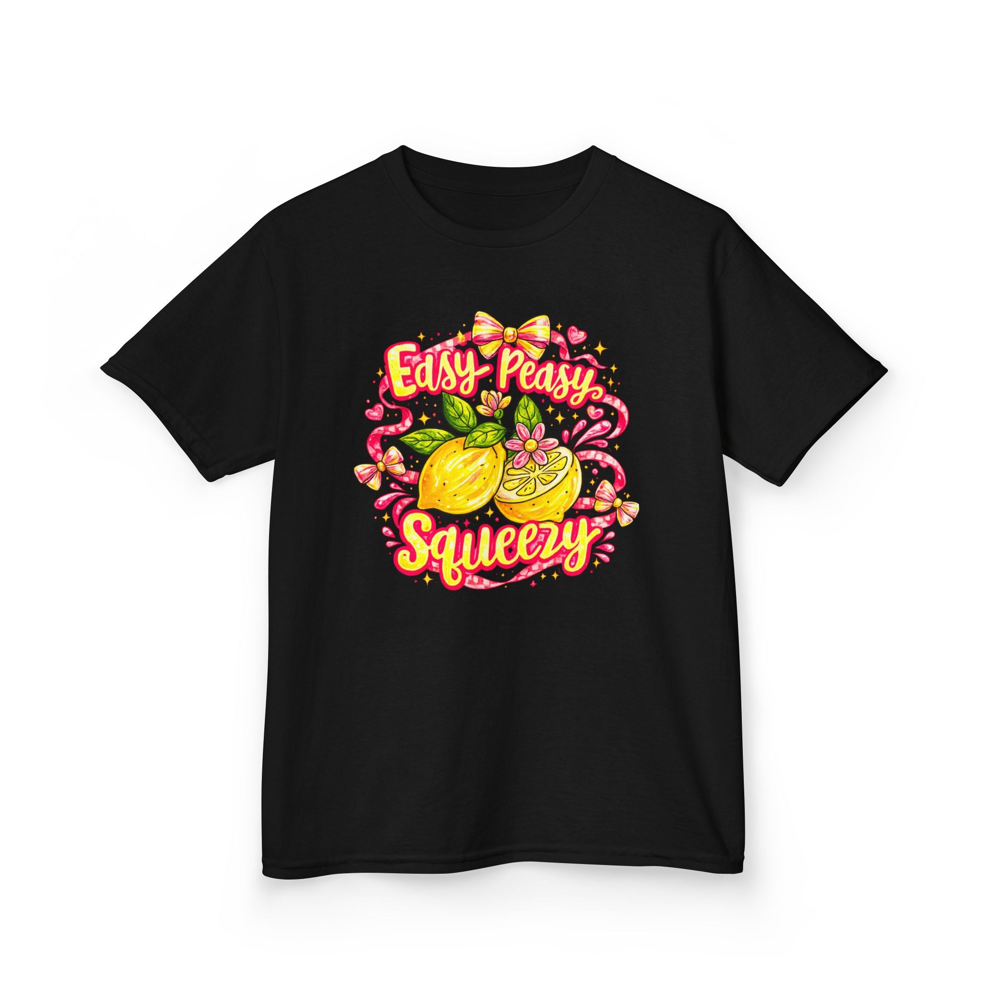 Kids T‑Shirt – "Easy Peasy Squeezy"  Fruit Graphic Tee